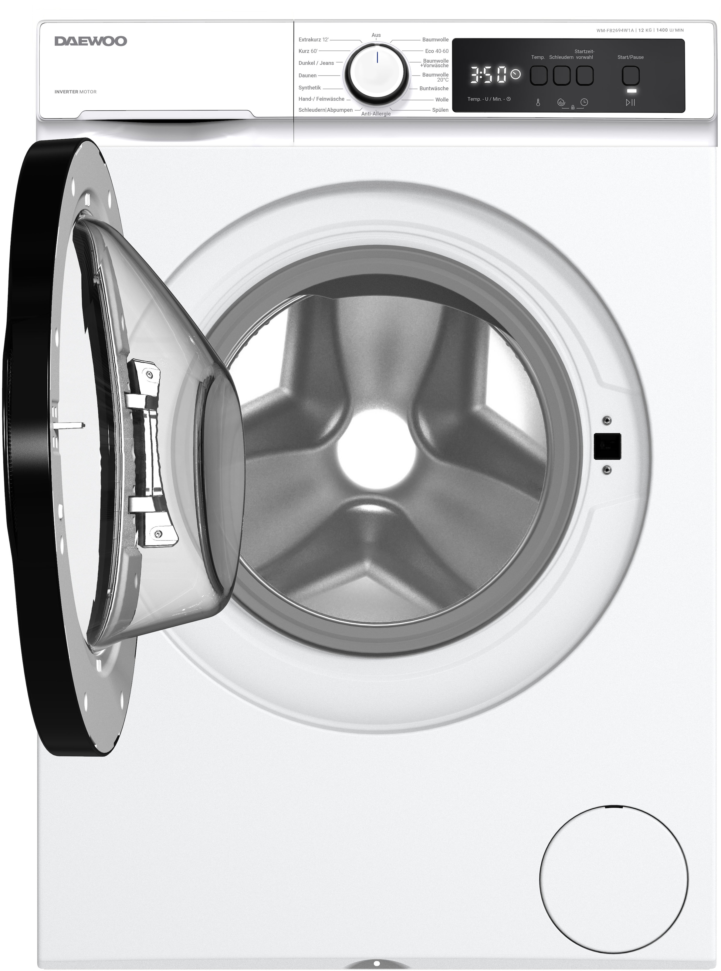 Daewoo Waschmaschine »WM-FB2694W1A-DE«, 12 kg, 1400 U/min