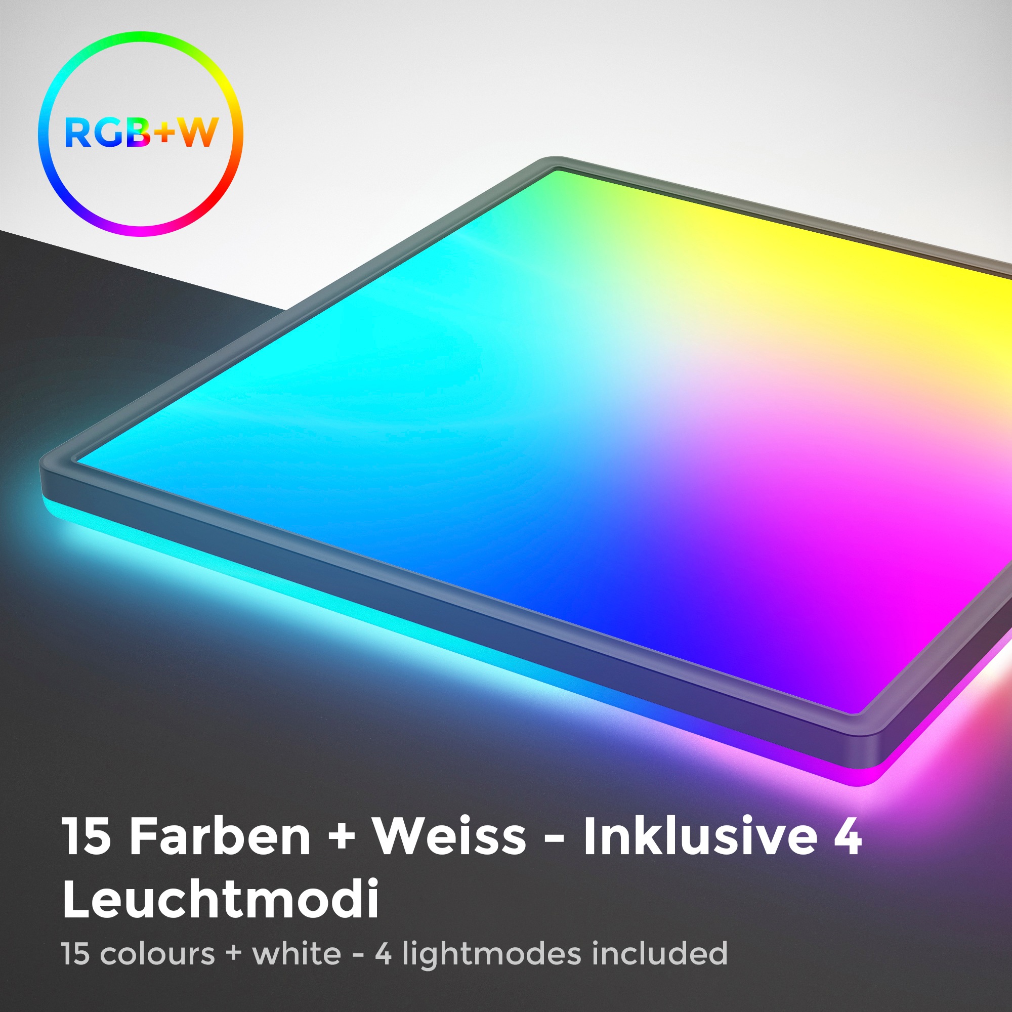 B.K.Licht ultraflache LED Deckenleuchte mit Hintergrundbeleuchtungseffekt, günstig online kaufen