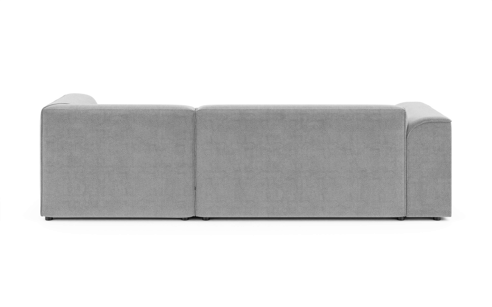 INOSIGN Ecksofa »MERID L-Form (257 cm), zeitlos & stilvolles Design,«, Aufwendig gepolstert, in Cord, Chenille und Struktur