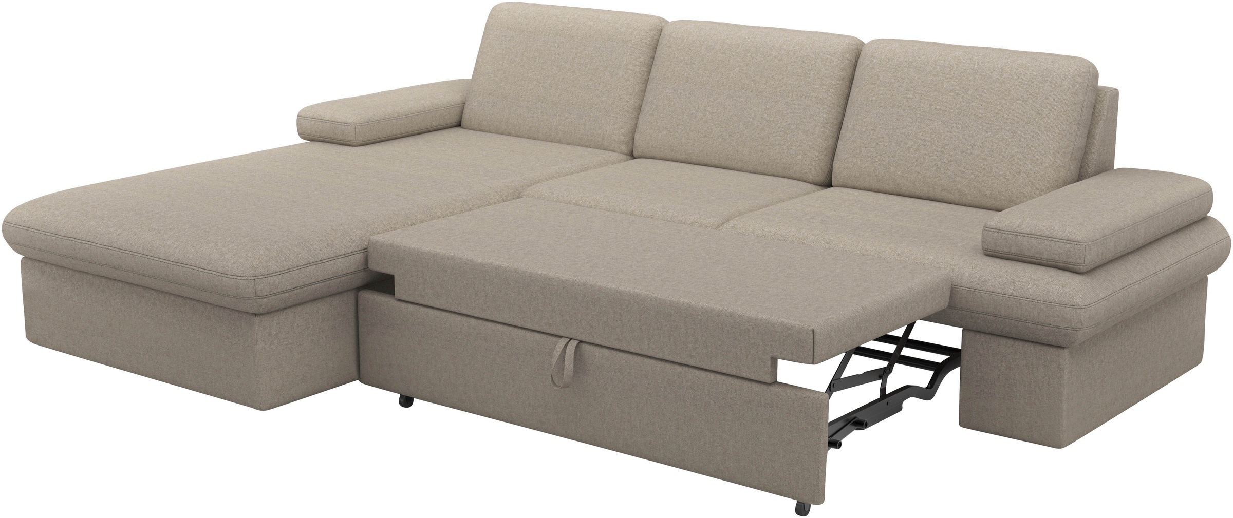 sit&more Ecksofa »Moreno«, mit Armteilverstellung,wahlweise mit Bettfunktion