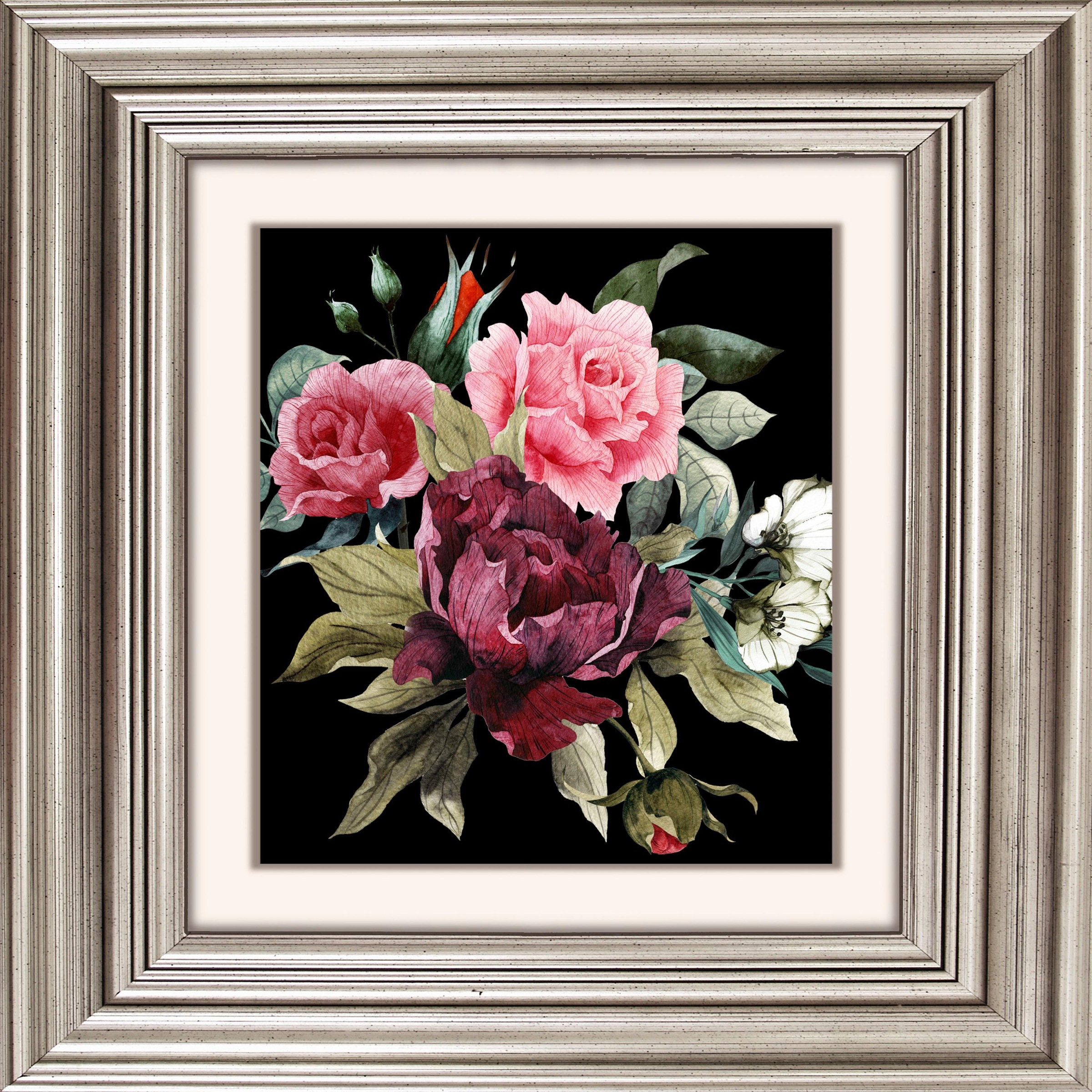 queence Acrylglasbild »Blüten I«, Blumen-Blumenbilder-Kunst-Pflanzen-Pflanz günstig online kaufen