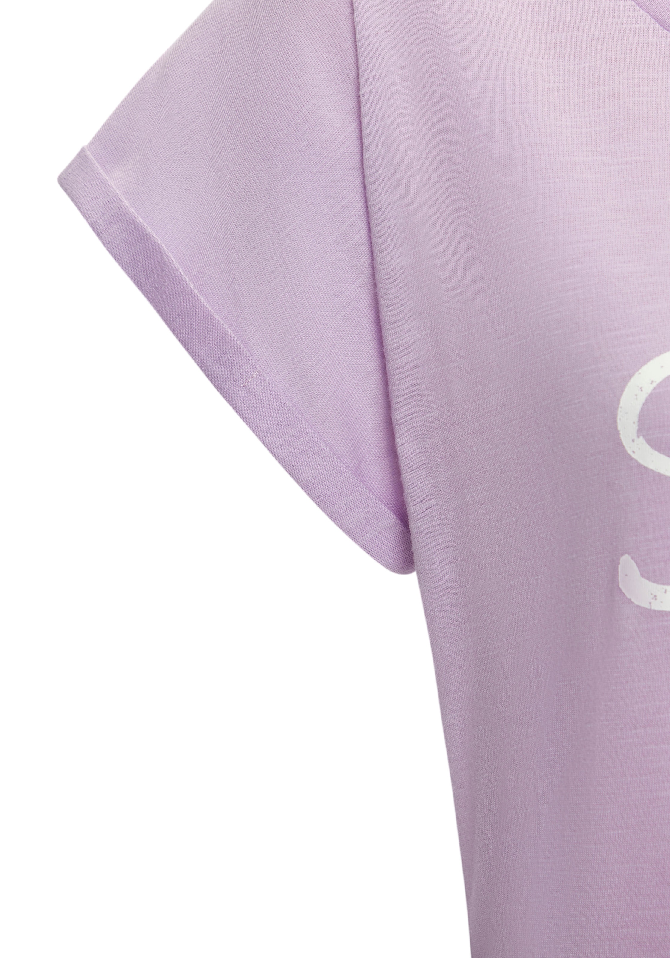 Beachtime T-Shirt »mit Frontdruck "Smile"« aus weicher Baumwoll-Qualität