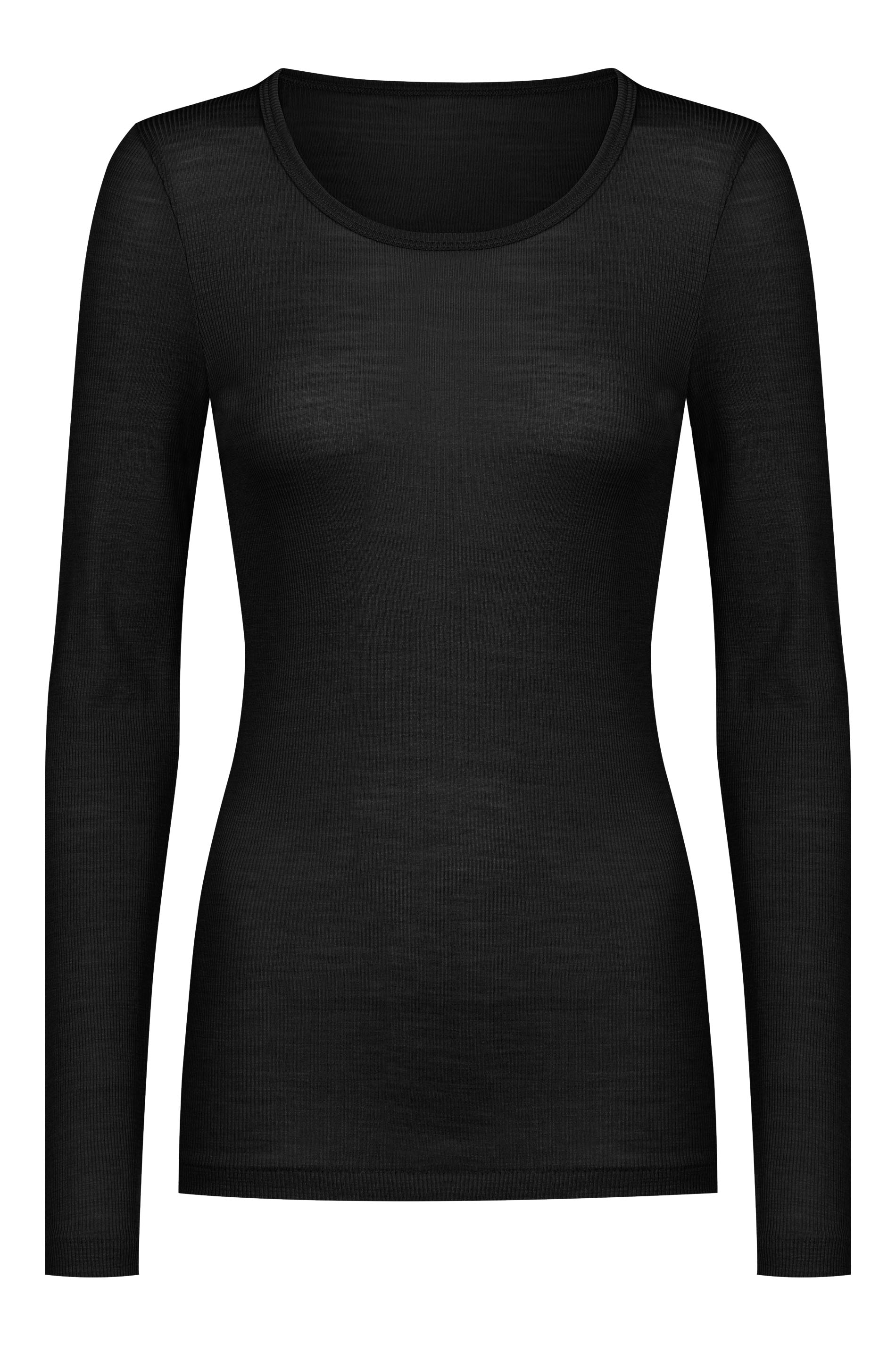 Mey Langarmshirt »Wool Love« schmale Passform, Langarm, Rundhals-Ausschnitt, Merino-Schurwolle