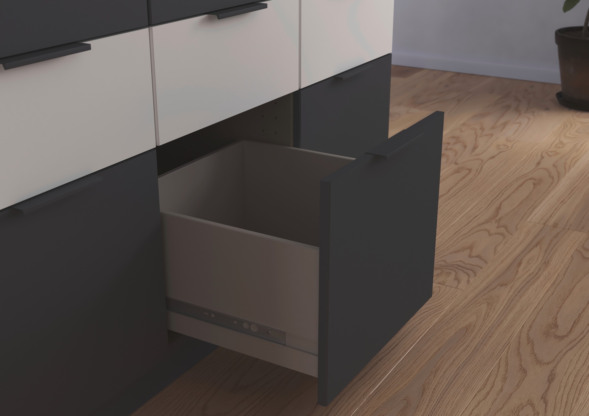 rauch Kleiderschrank »Kleiderschrank Schrank Garderobe Wäscheschrank DUNDEE«, (mit 3 Griff-Varianten), Schubladen in zwei Höhen, optional mit Spiegel MADE IN GERMANY