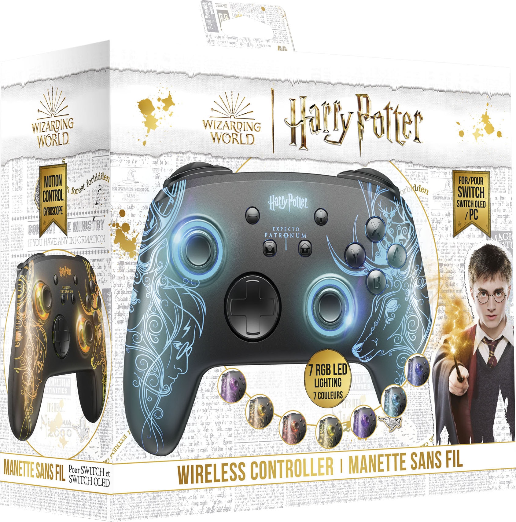 Freaks and Geeks Nintendo-Controller »Harry Potter Stag Patronus Wireless«