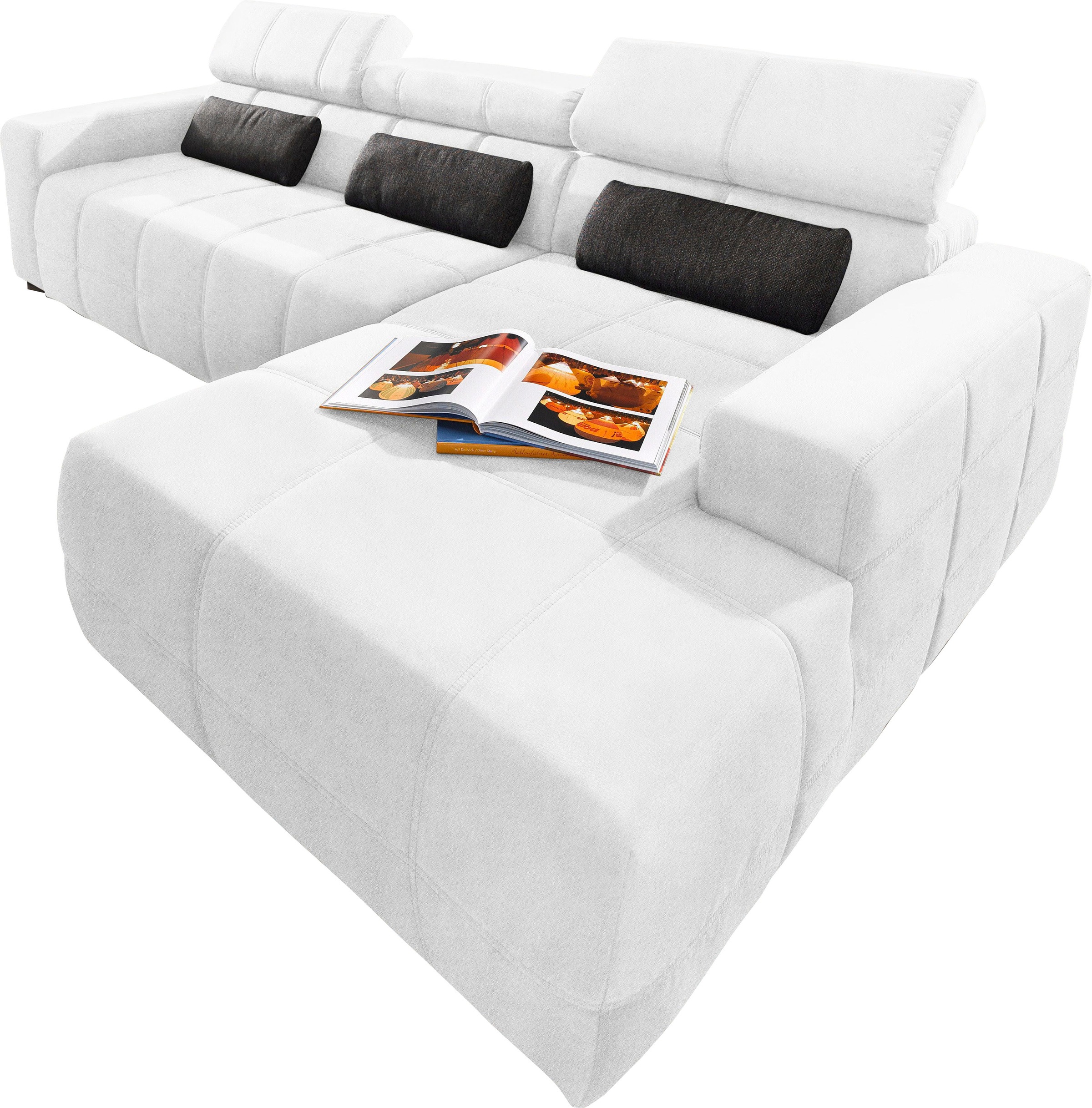 DOMO collection Ecksofa »Brandon große Ausführung B/T/H: 289/177/80 cm, auc günstig online kaufen