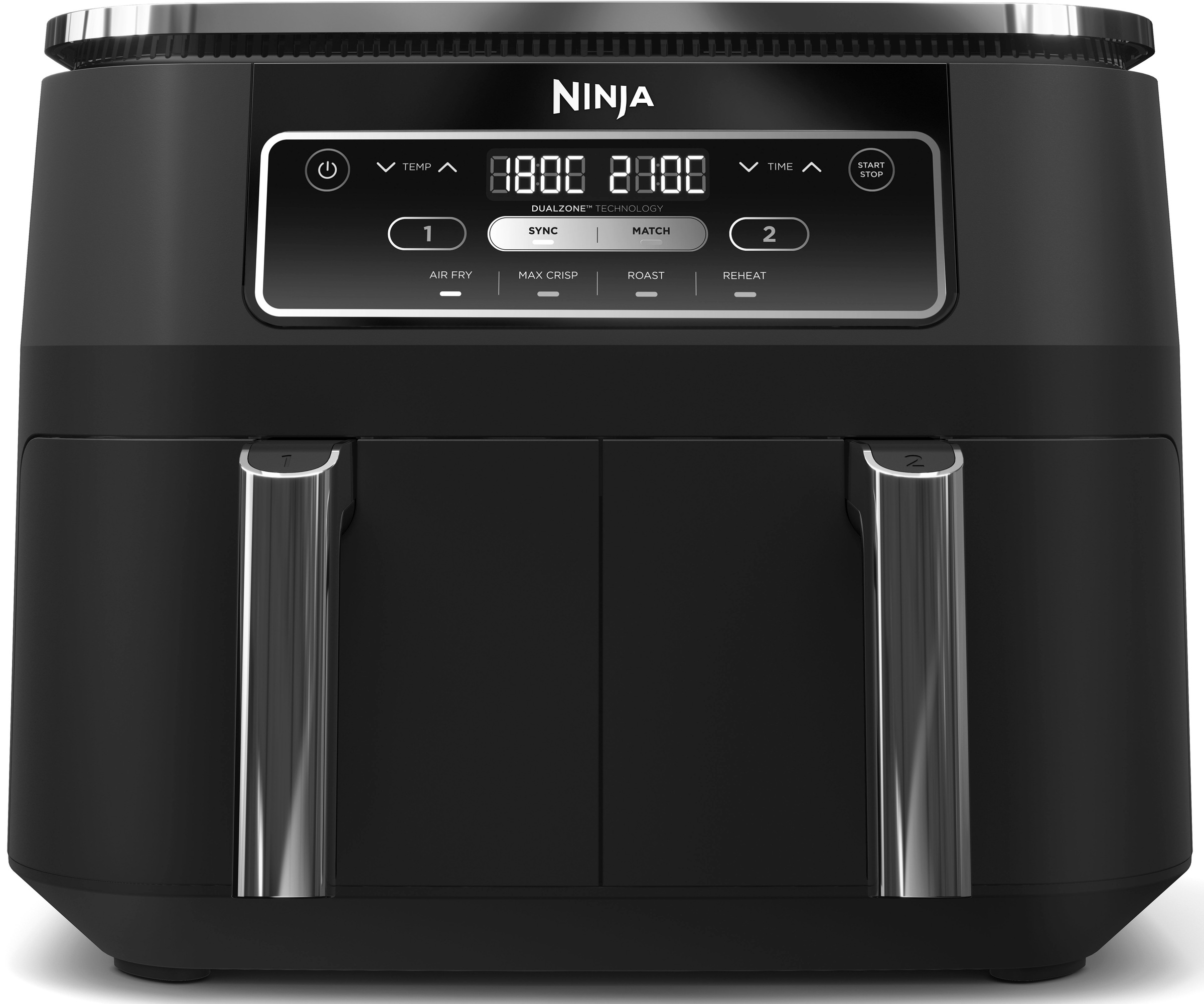 NINJA Heißluftfritteuse »AF200EU Ninja Foodi«, 2400 W, 4-in-1 Dual Zone, 7,6 L