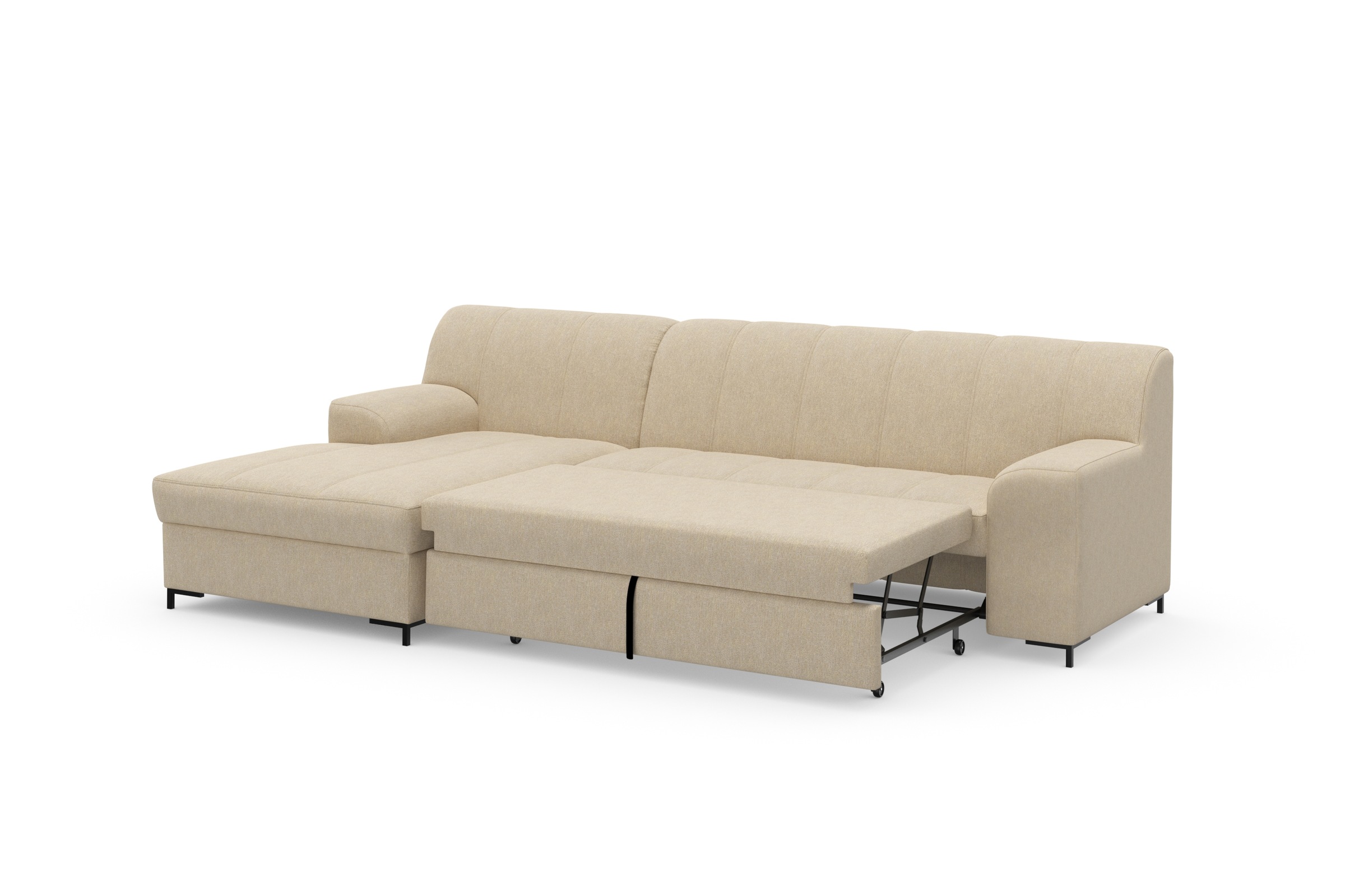INOSIGN Ecksofa »Balme L-Form«, Inkl. Zierkissen, wahlweise mit Bettfunktion