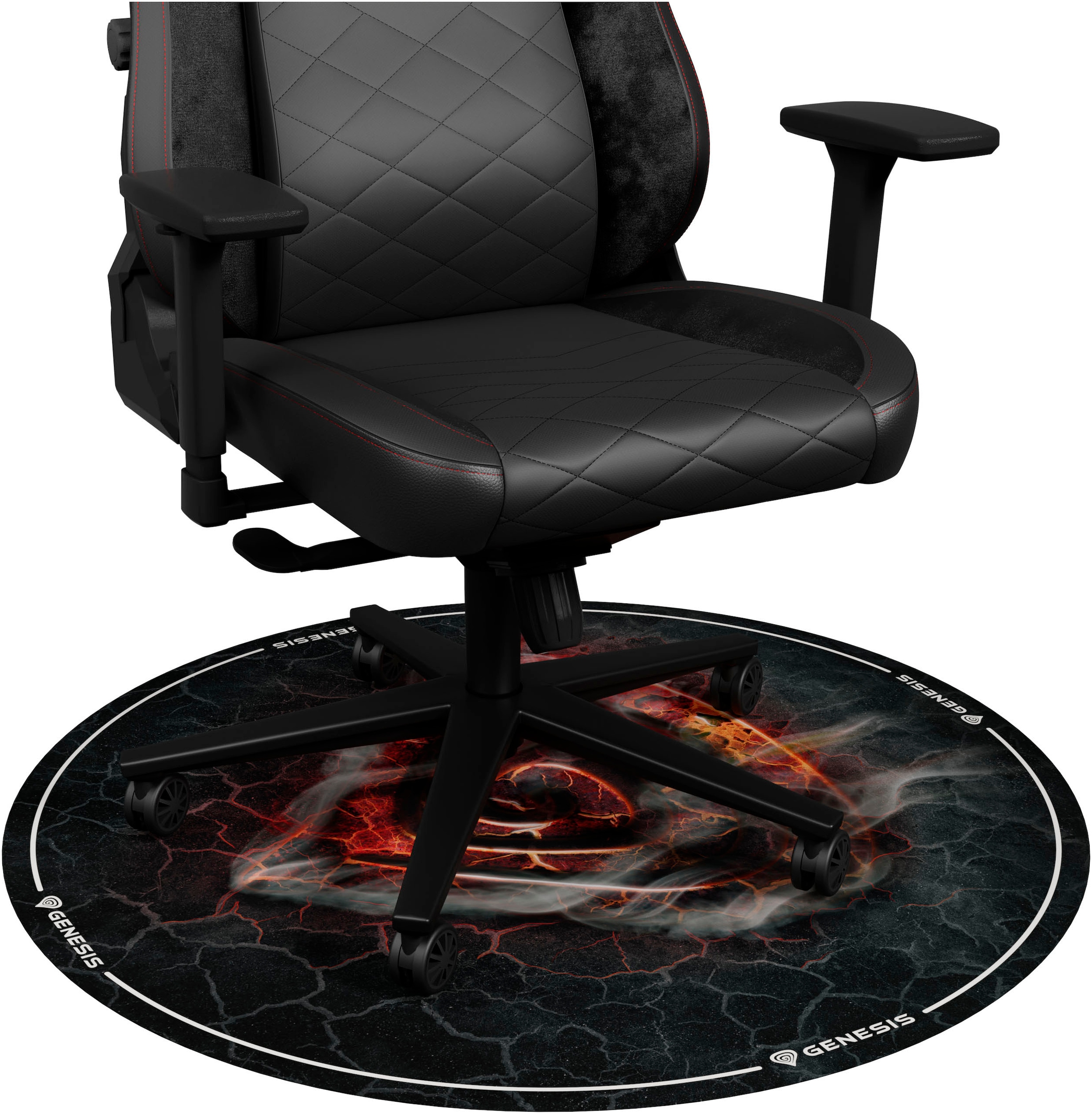 Genesis Bodenschutzmatte »TELLUR 400 "ROUND LAVA" (1,0m)«