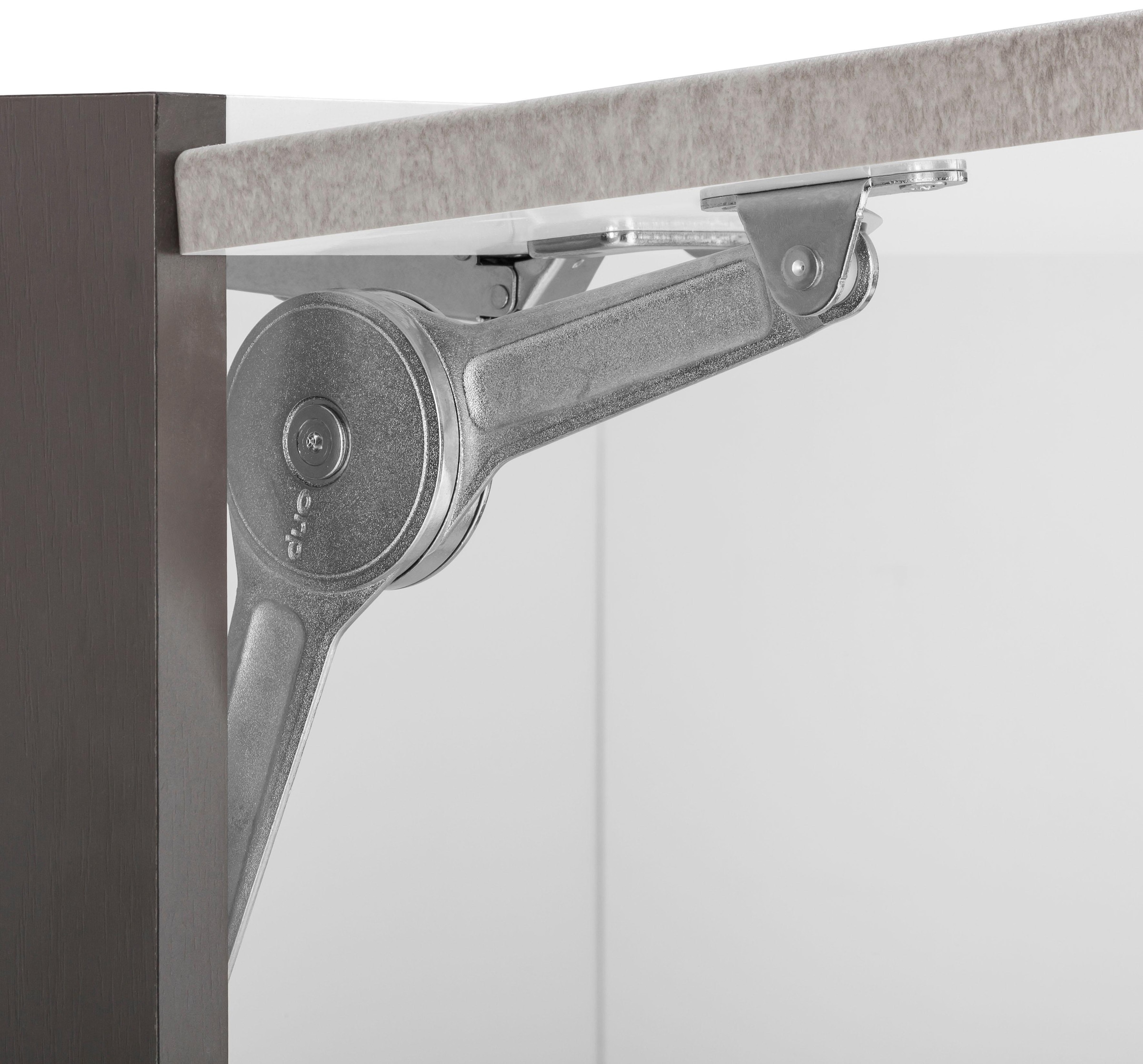 KOCHSTATION Küchenzeile »KS-Tulsa«, mit E-Geräten, Breite 210 cm, schwarze Metallgriffe, MDF Fronten