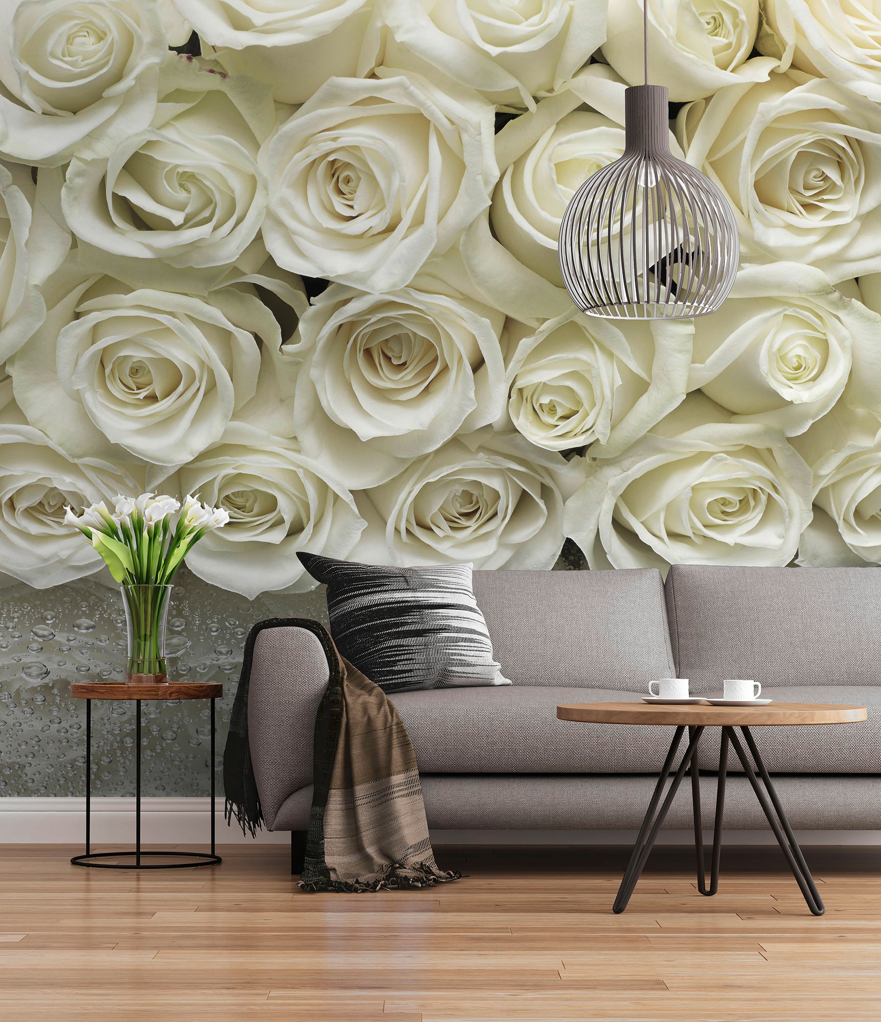 Komar Fototapete »A La Rose - Größe 368 x 254 cm«, bedruckt, Wohnzimmer, Sc günstig online kaufen