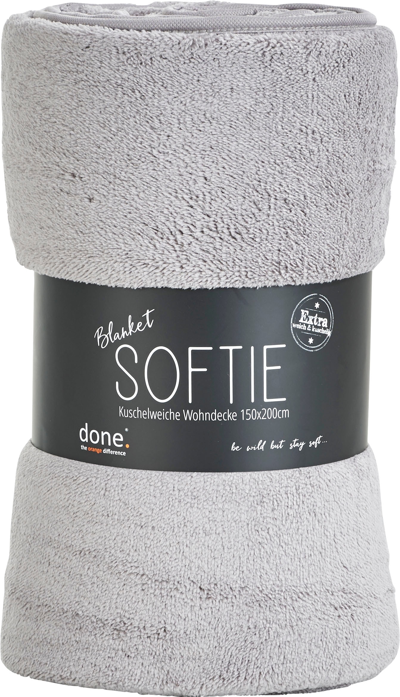 Wohndecke »Softie«, Extra weiche Wohndecke aus softigem Teddy-Stoff, Kuscheldecke