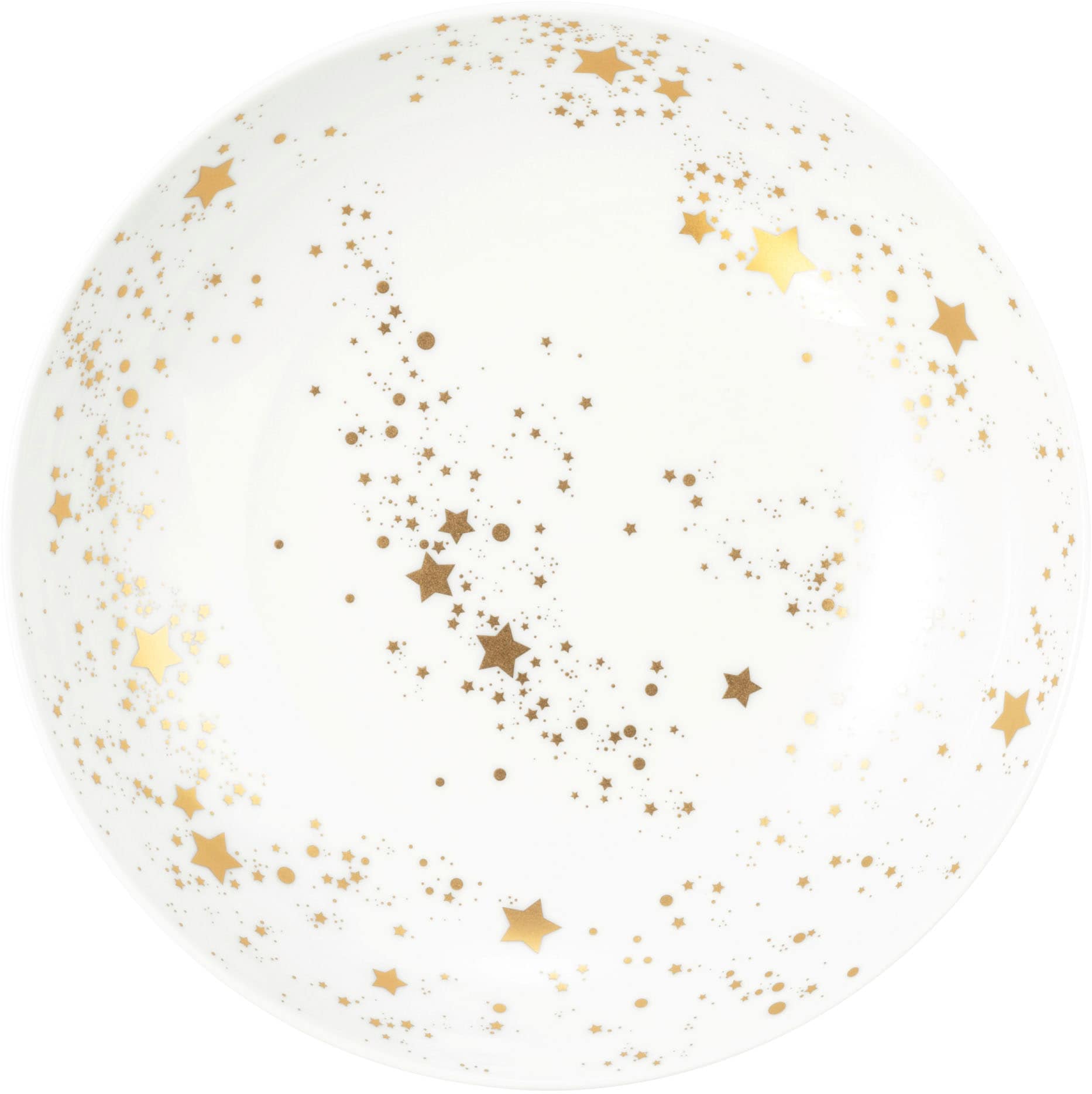 Seltmann Weiden Suppenteller »Liberty - Golden Stars«, (1 St.), Teller rund 21 cm