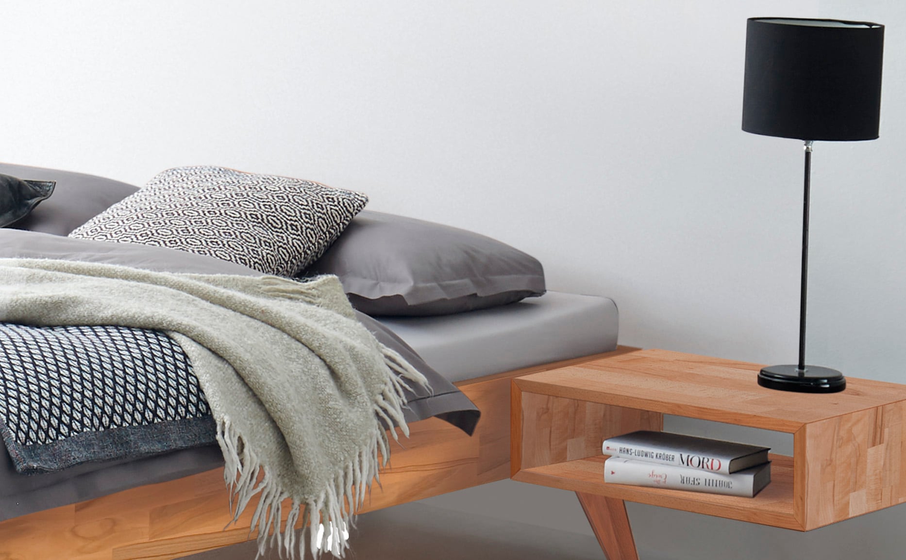 HASENA Holzbett »Calvari« mit einer Fußhöhe von 25 cm