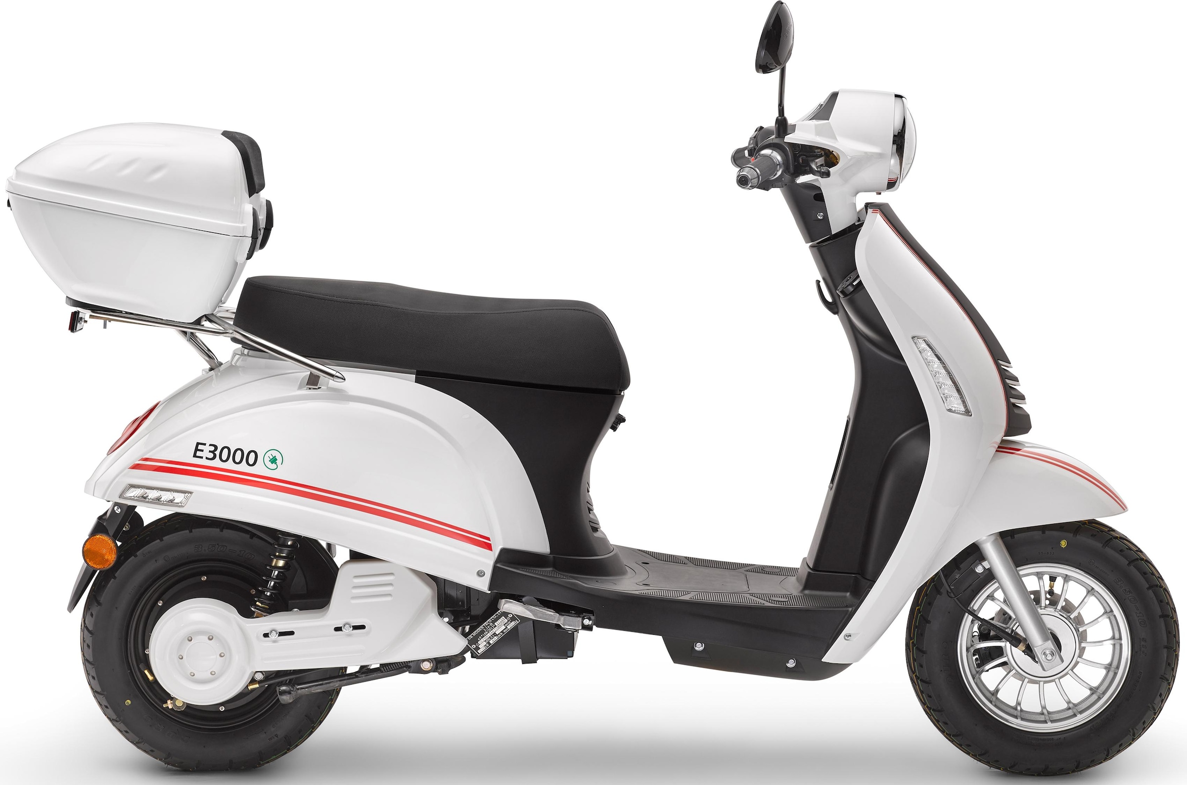 Luxxon E-Motorroller »E3000«, bis zu 55 km Reichweite, mit Straßenzul., 2 Sitzplätze
