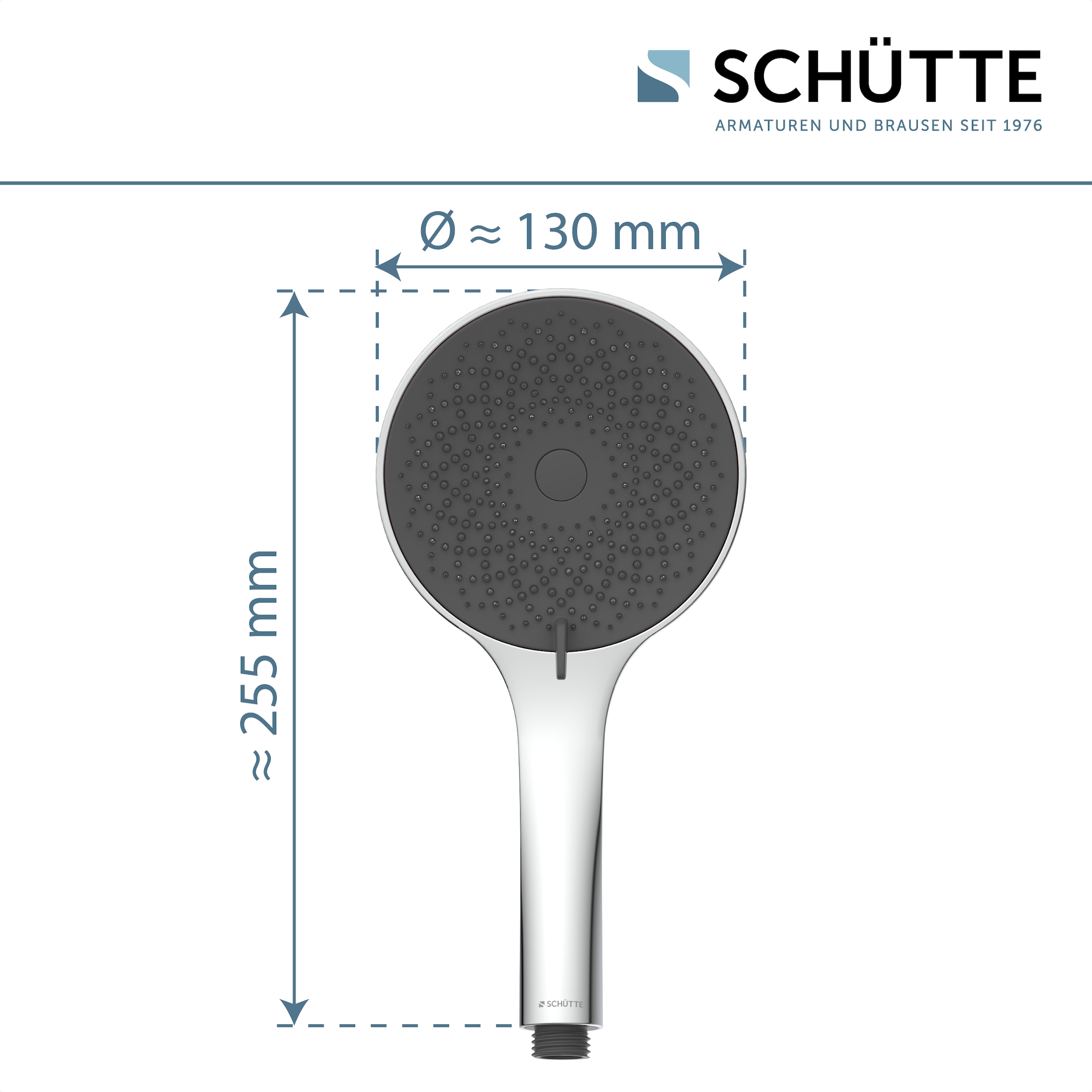 Schütte Handbrause »CAPRI«, Duschbrause, 3-fach verstellbar, Antikalk, wassersparend