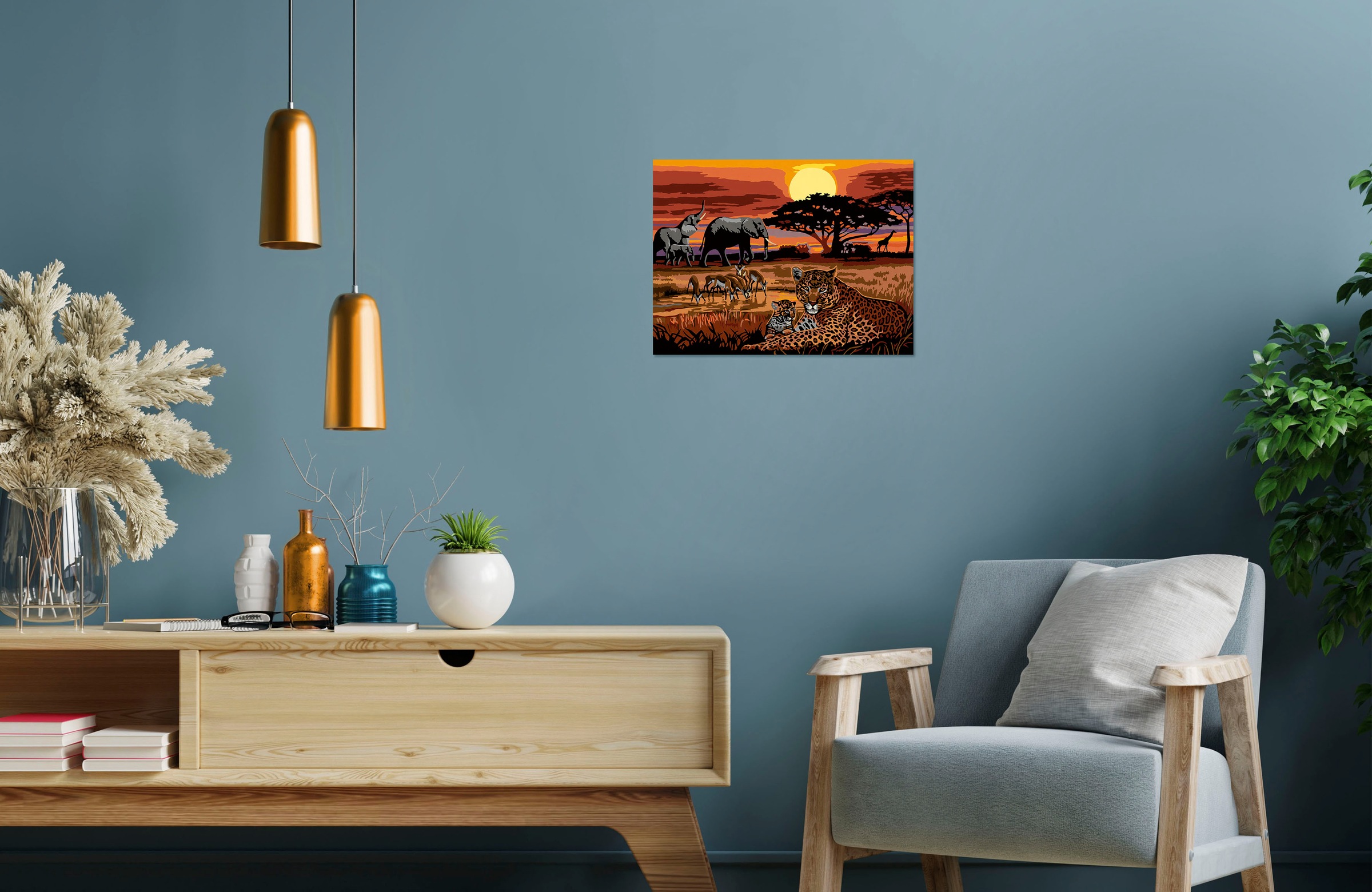 Ravensburger Malen nach Zahlen »CreArt, Savannah Landscapes«, Made in Europe