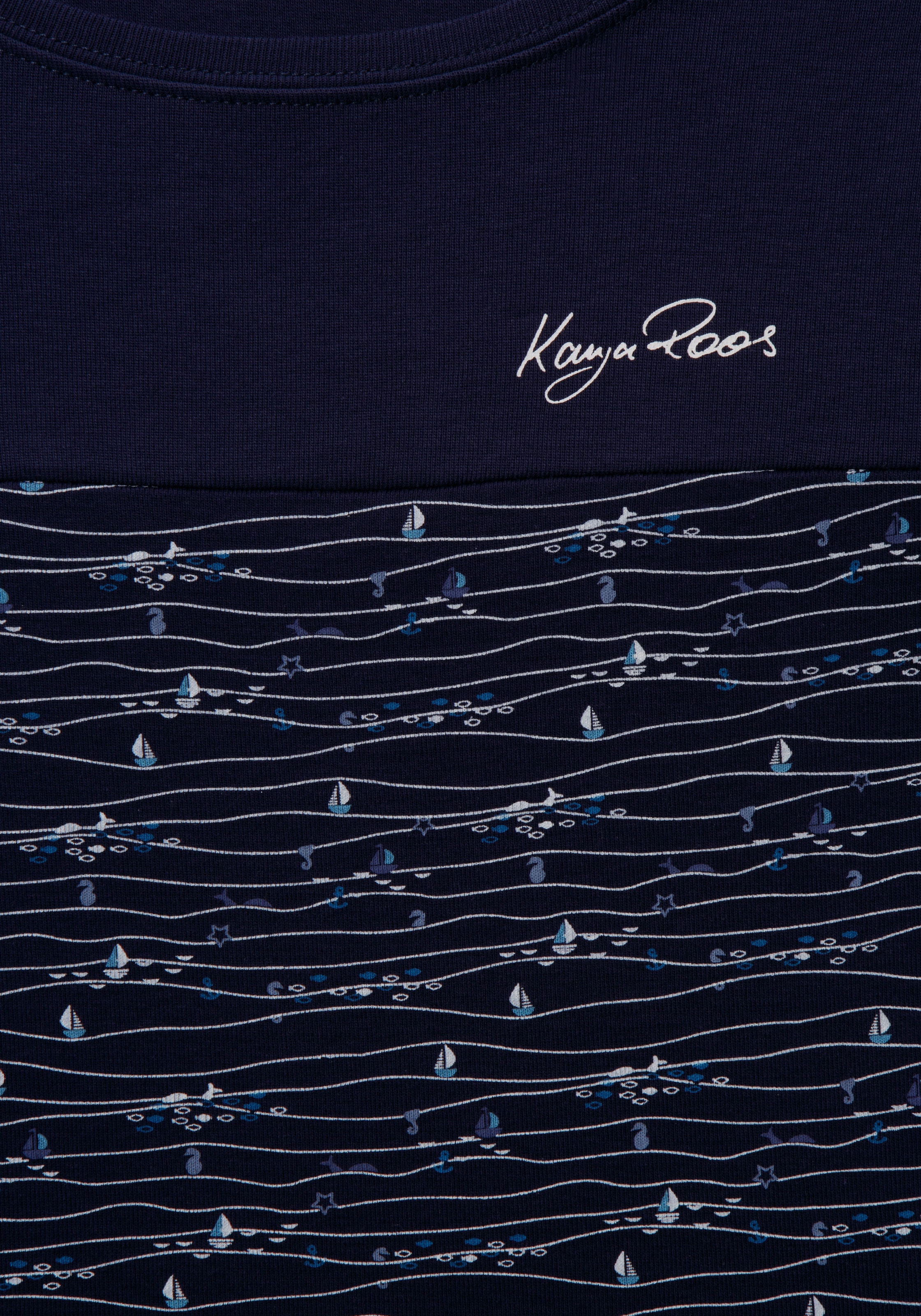 KangaROOS Langarmshirt Langarm,  sehr figurbetont,  aus Baumwolle