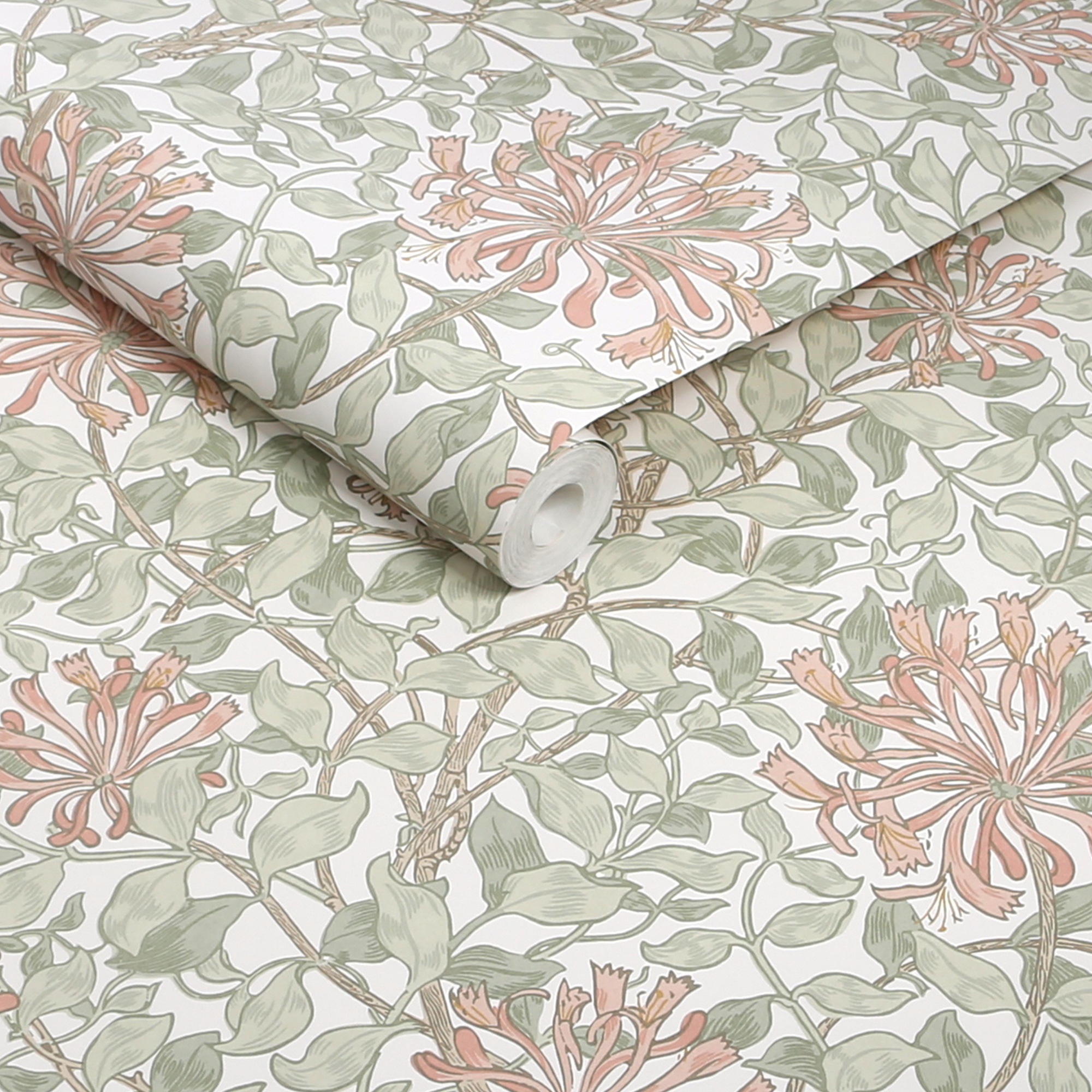 WILLIAM MORRIS AT HOME Vliestapete »Honeysuckle Maytime« Motiv glatt Design günstig online kaufen