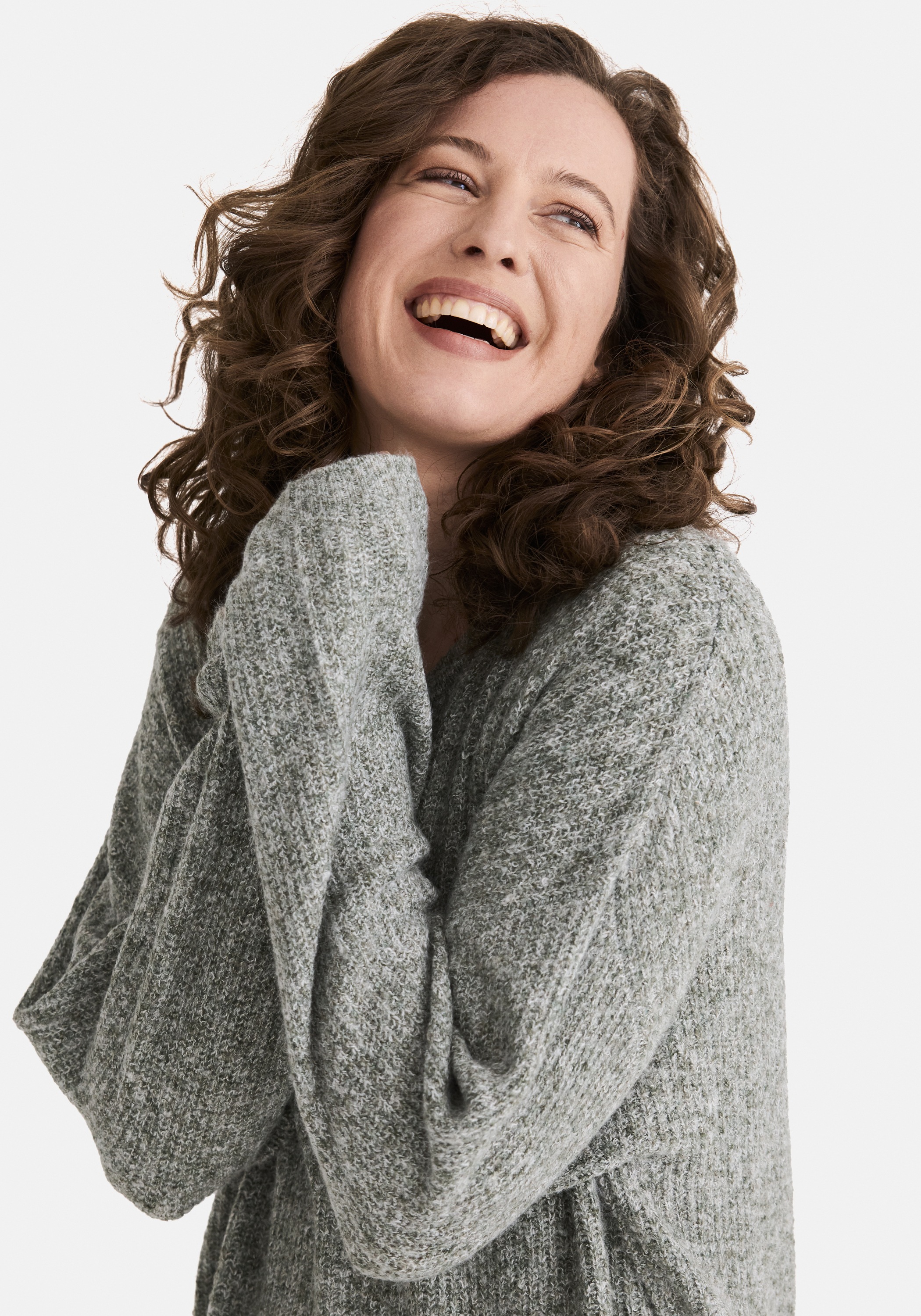 STOOKER WOMEN Strickpullover »CAJA Strick Longpullover« Strick-Longpullover Rundhals für Damen