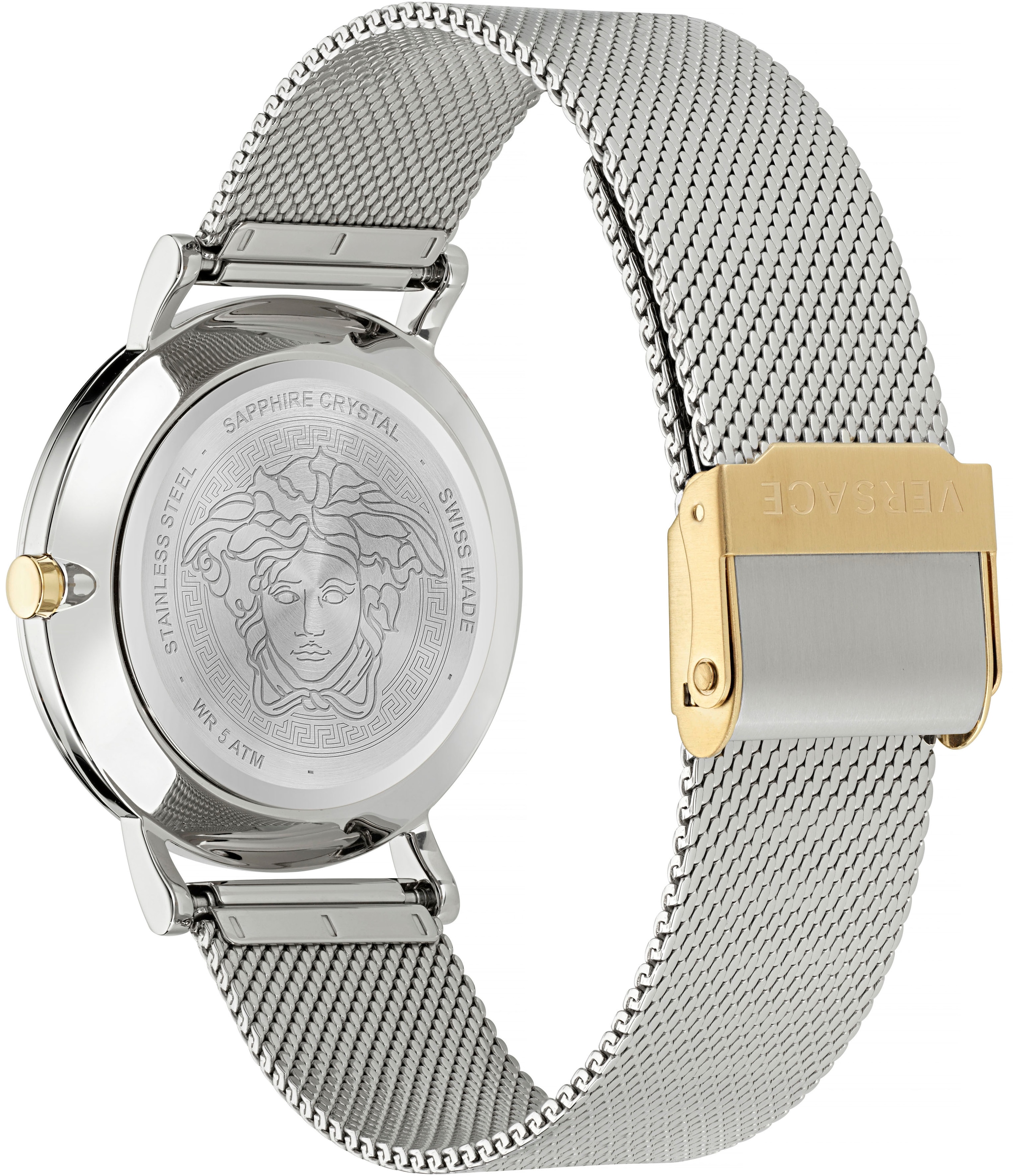 Versace Quarzuhr »NEW GENERATION«, Armbanduhr, Damenuhr, Saphirglas, Swiss Made, analog