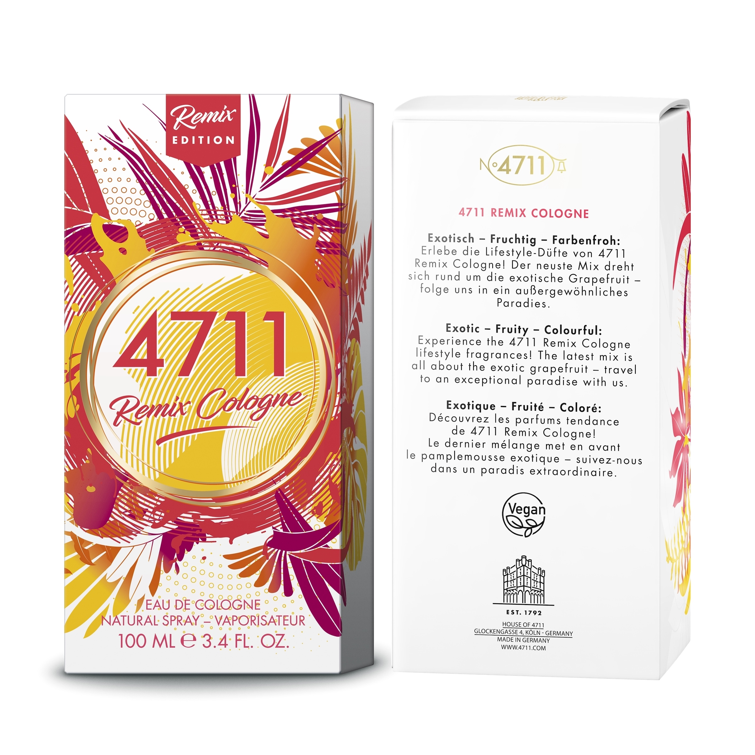 4711 Eau de Cologne »4711 REMIX« EdC 100 ml NS Exotic Paradies (Grapfruit)
