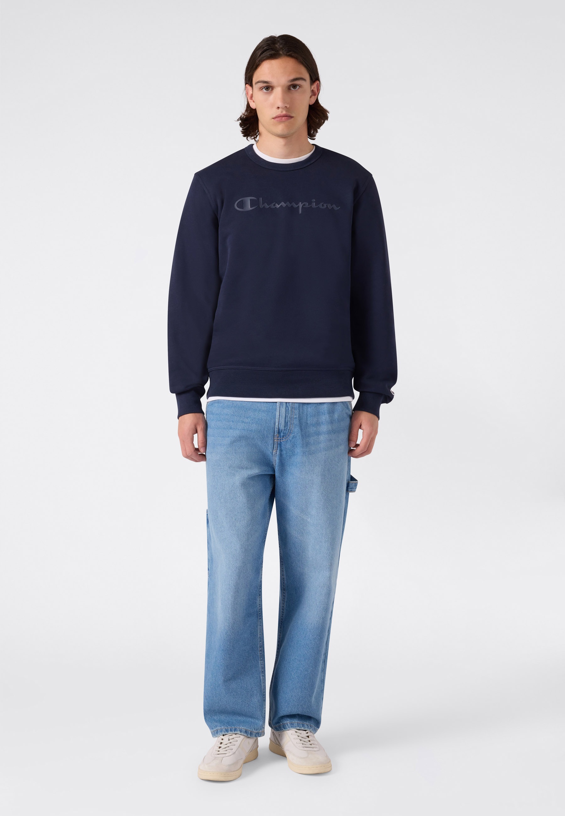 Champion Sweatshirt »SPORTWEAR CREWNECK Standard Fit«, Langarm-Design, aus Baumwolle und Polyester, Standard Fit
