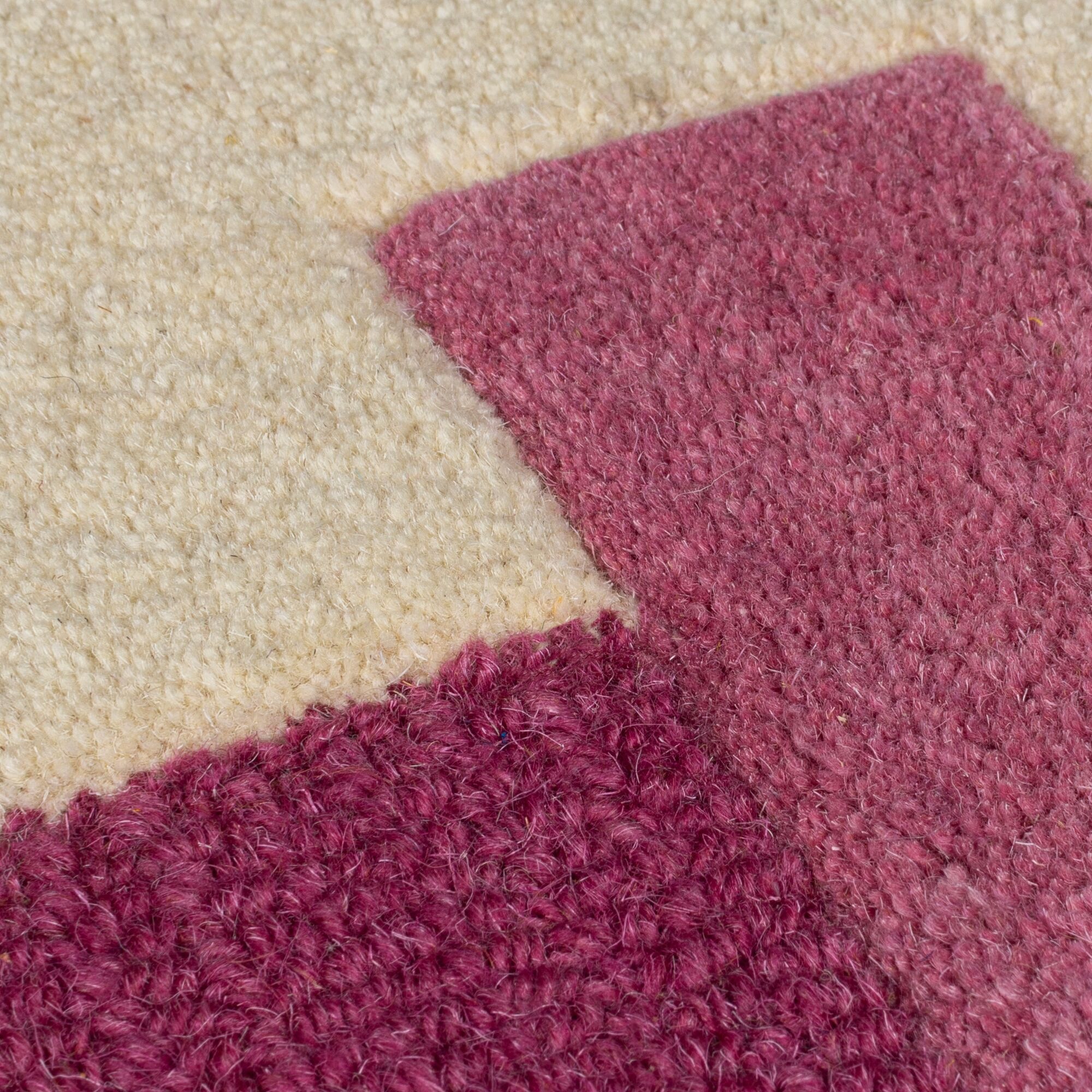 FLAIR RUGS Wollteppich »Kai Wool Border«, rechteckig, 10 mm Höhe, Kai Wool Border Läufer Teppich