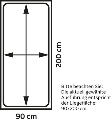 Lüttenhütt Hochbett »Alpi«, aus Kiefernholz, inklusive Leiter und Panel, Außenmaßenbreite 103 cm