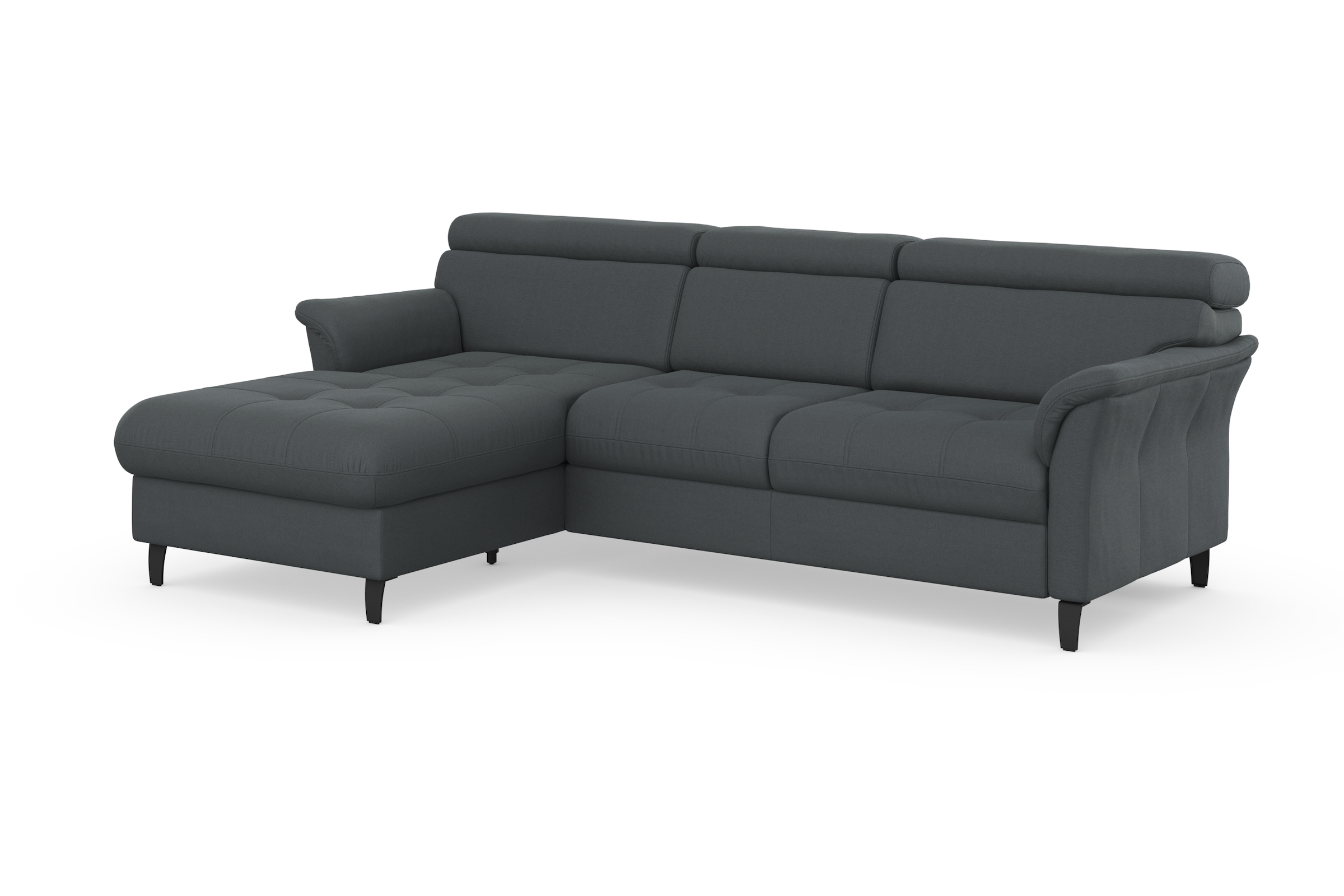 sit&more Ecksofa »Marano L-Form«, inklusive Kopfteilverstellung, wahlweise mit Bettfunktion, Bettkasten