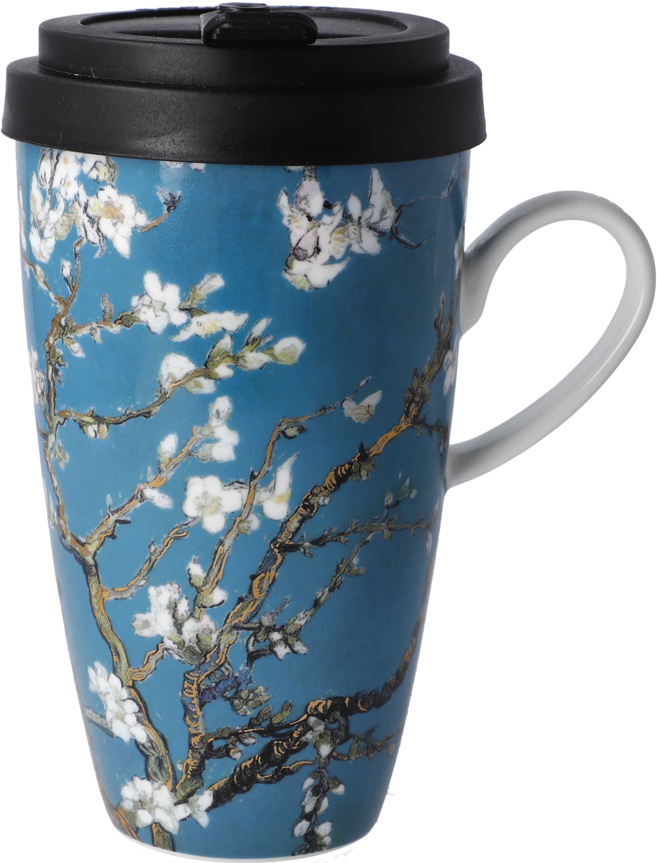 Goebel Coffee-to-go-Becher »Vincent van Gogh - "Mandelbaum blau"«, aus Porzellan mit...