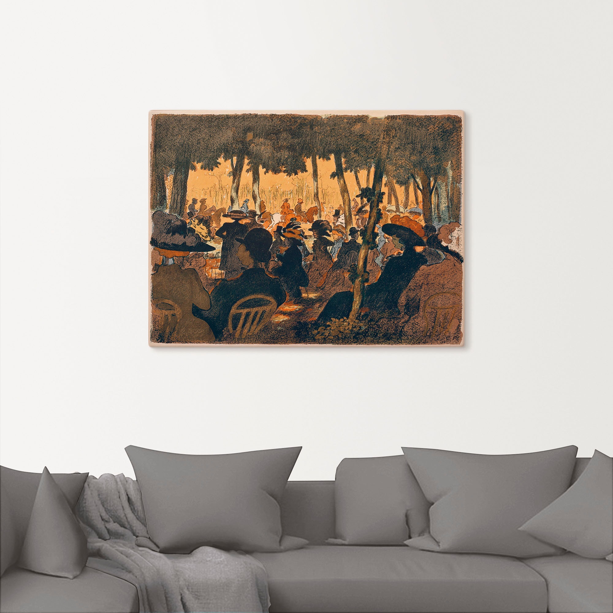 Artland Wandbild »Menschen im Park«, Gruppen & Familien, (1 St.), als Alubild, Leinwandbild, Wandaufkleber oder Poster in versch. Größen