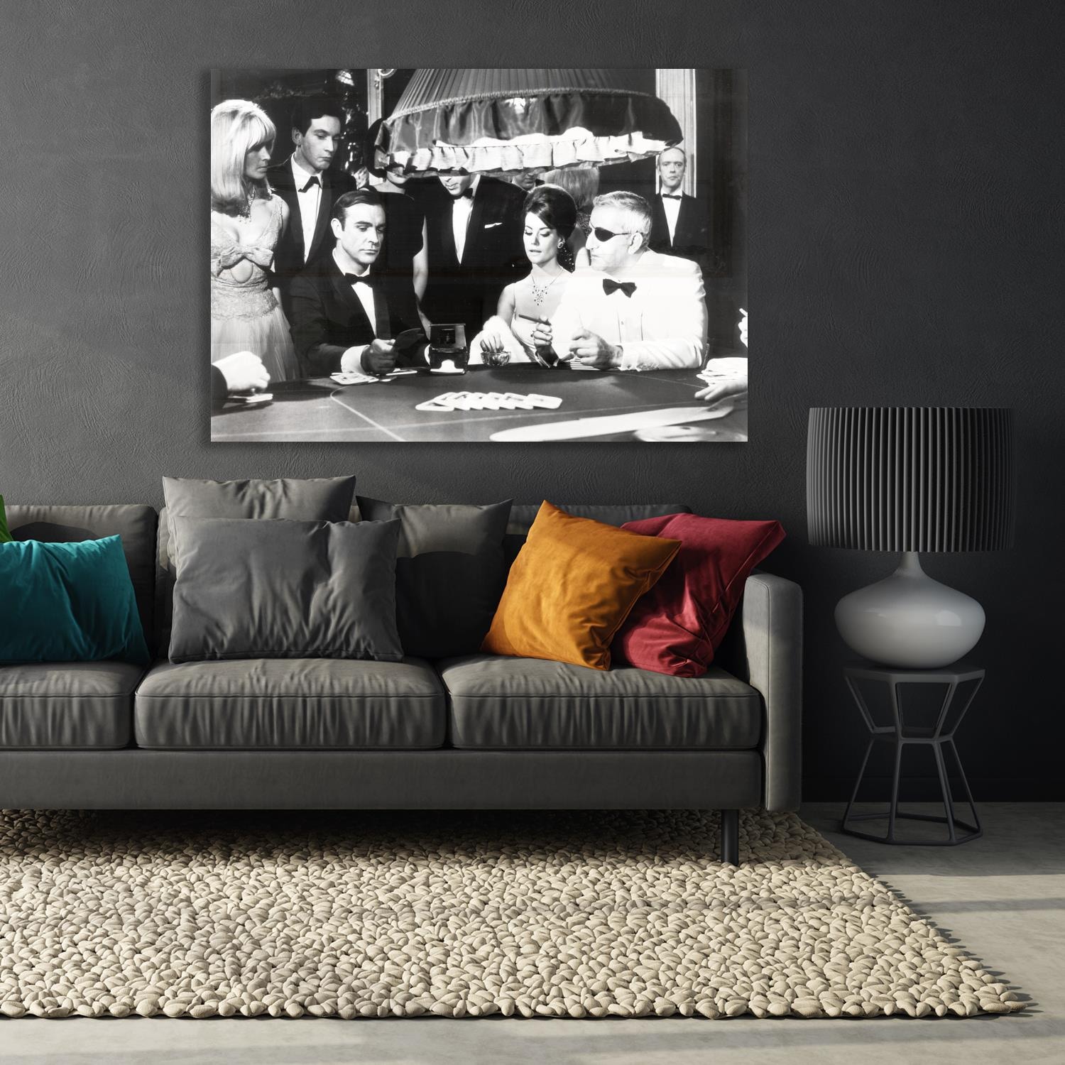 queence Acrylglasbild »Sean Connery 007«, Schwarz-Weiß-Mann-Stars-Foto-Film-Filmfiguren-Filmszene, Fine Art-Print in Galeriequalität