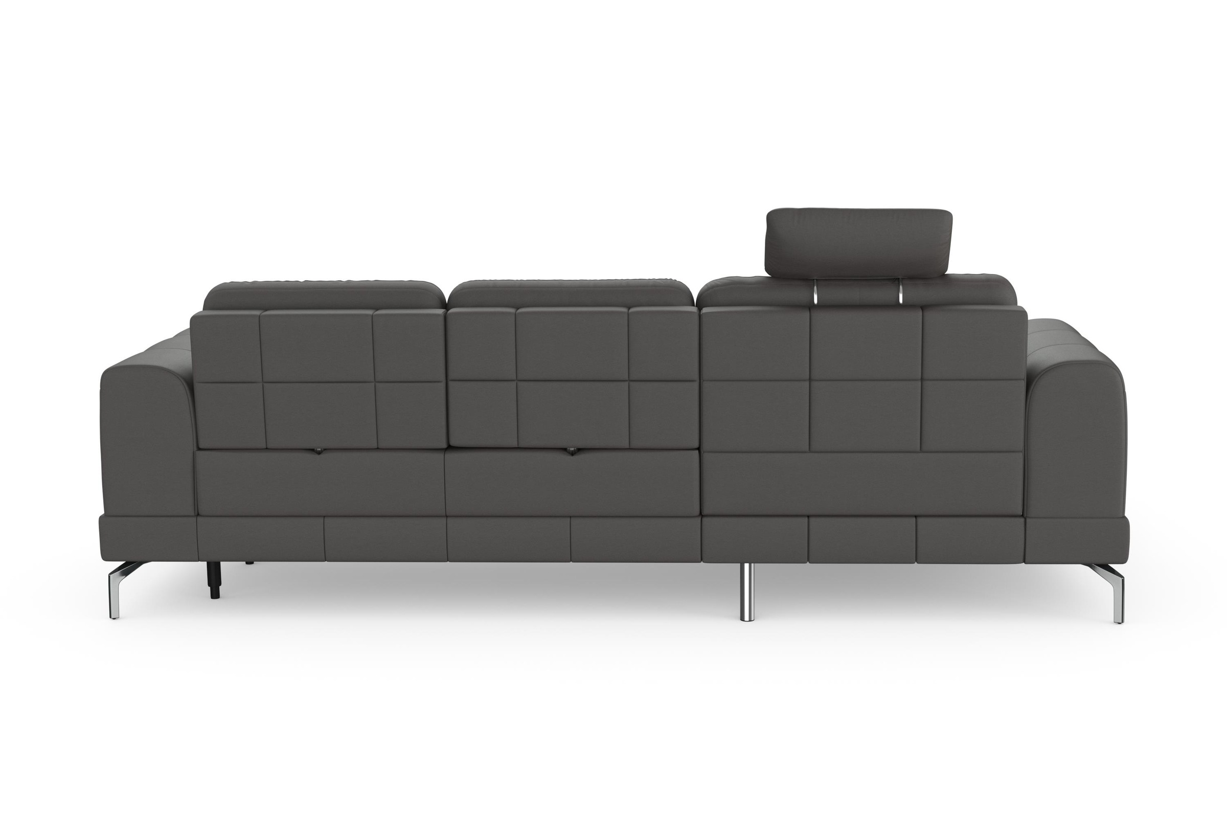 sit&more Ecksofa »Bendigo L-Form«, inklusive Sitztiefenverstellung, Bodenfreiheit 15 cm, 2 Fußfarben