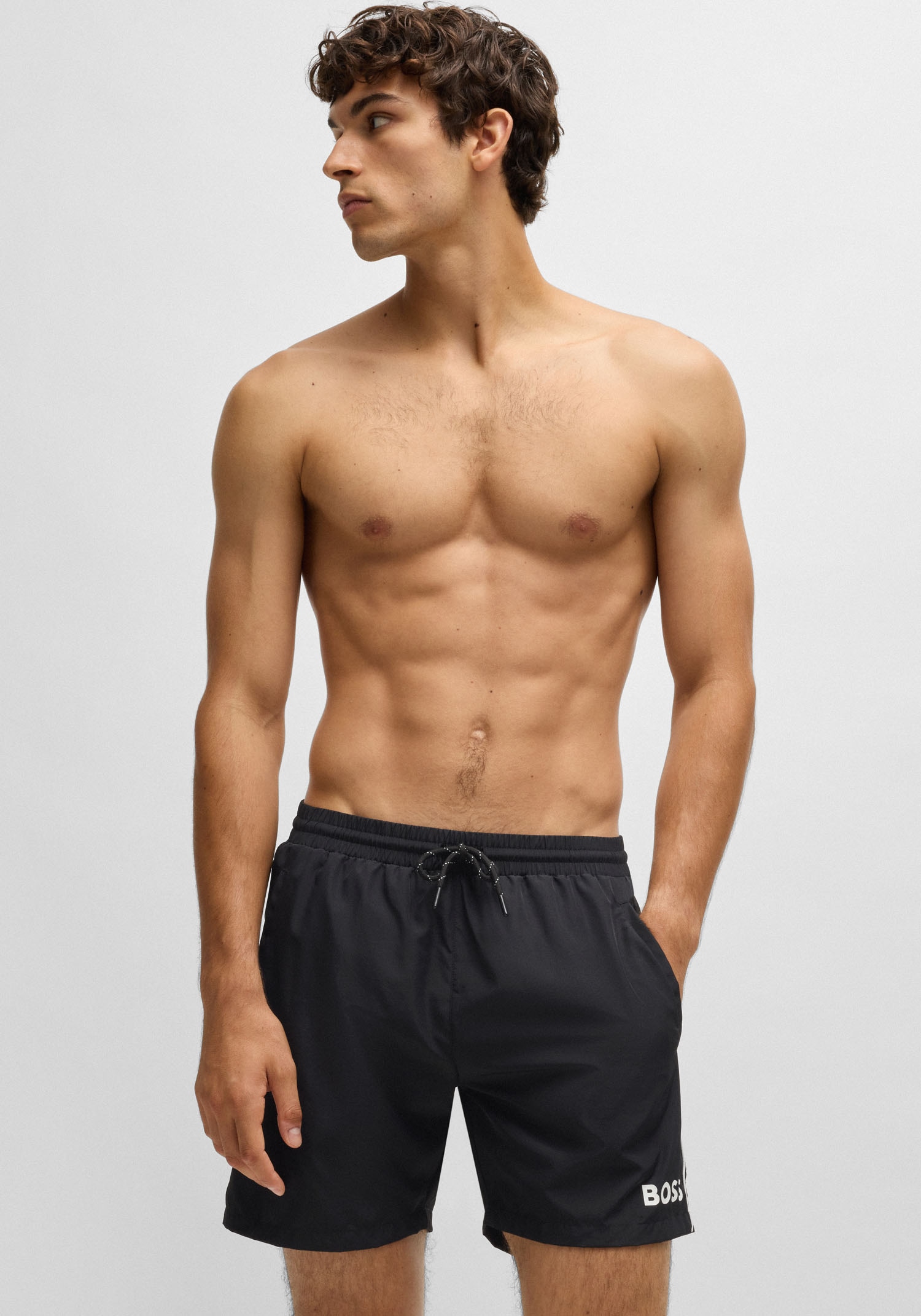 BOSS Badeshorts »Starfish«, mit Kontraststreifen