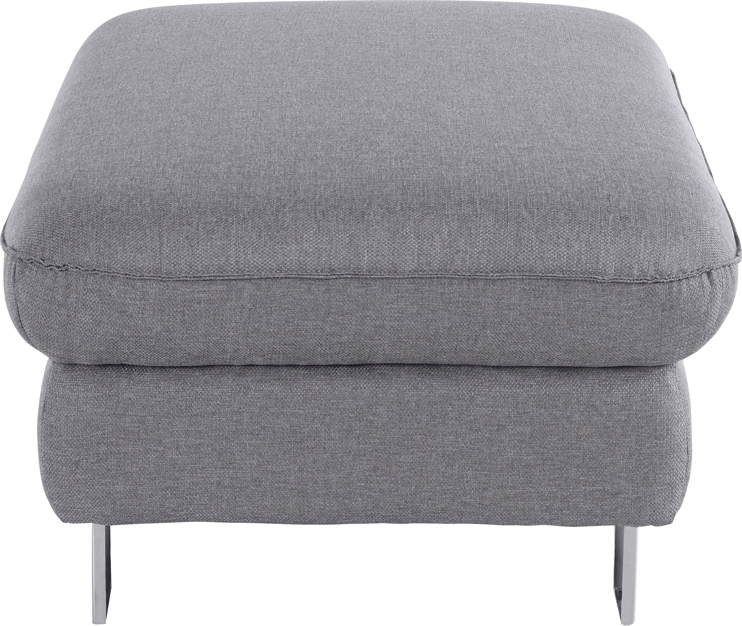 COTTA Polstergarnitur »Driver L-Form«, (Set, 2 tlg.), Set bestehend aus: Ecksofa mit Kopfteilverstellung & Hocker