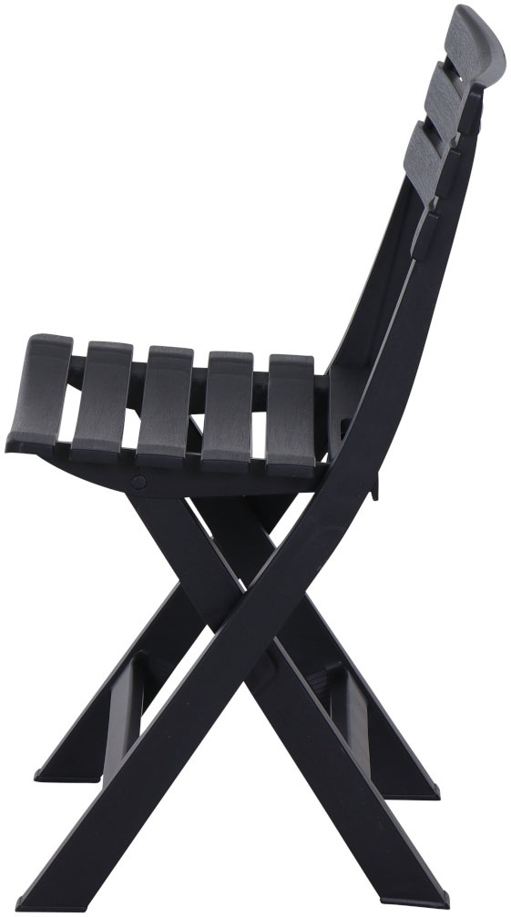 Progarden Balkonset »Club« Set, 3 tlg. anthrazit 3-teilig