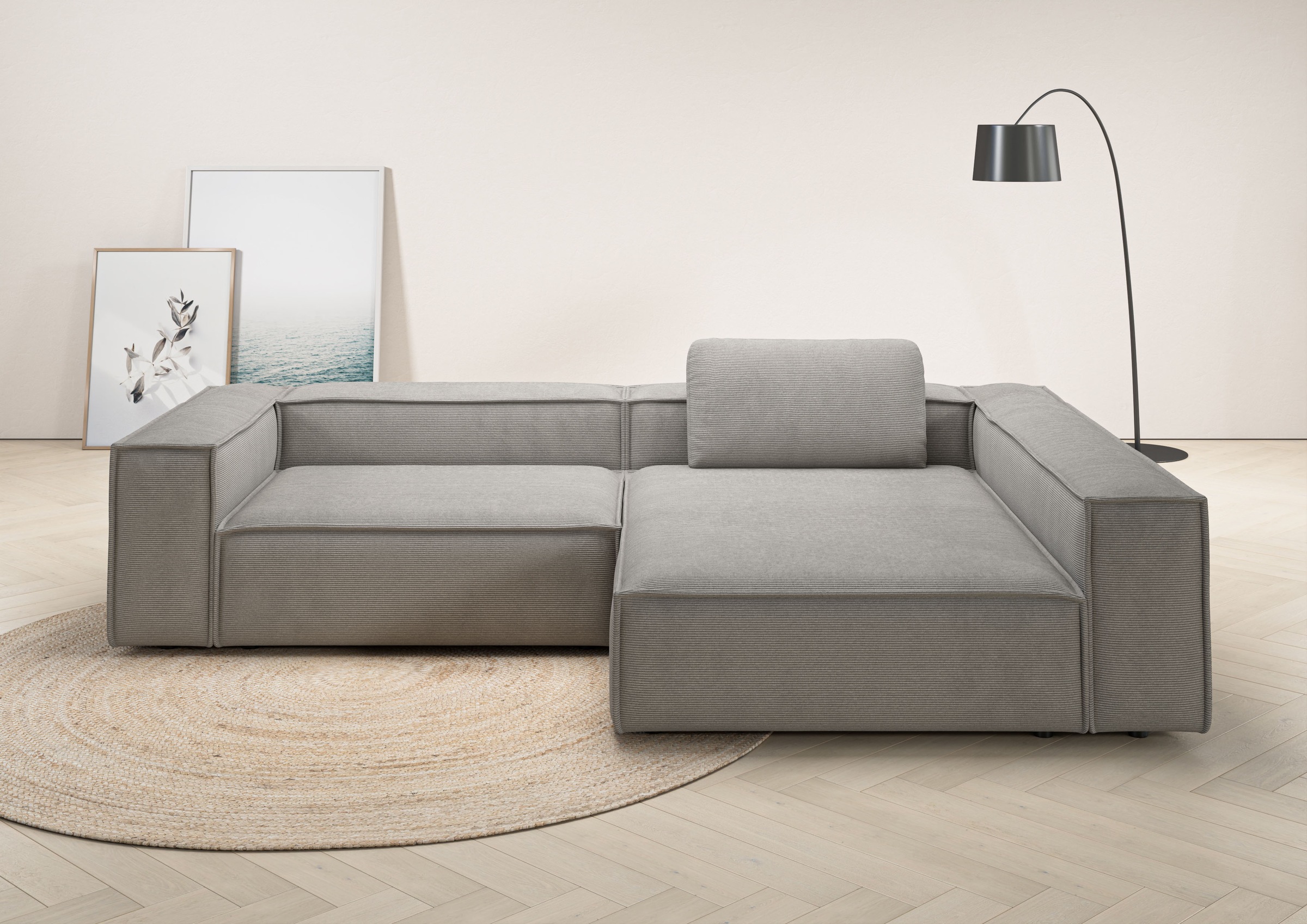 Places of Style Ecksofa »Watertown, moderne XXL L-Form, 306 cm breit«, Komf günstig online kaufen