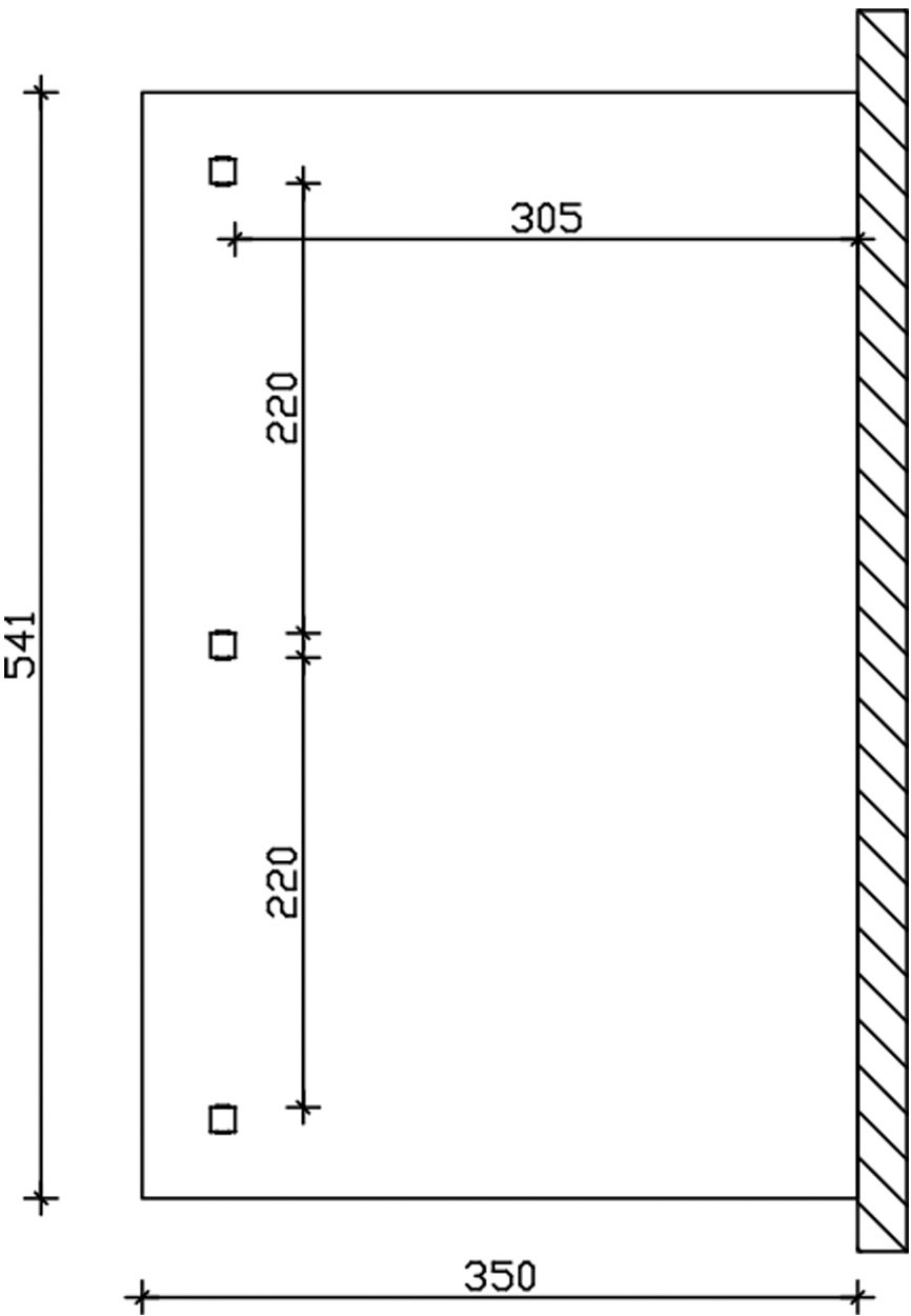Skanholz Terrassendach »Bormio«