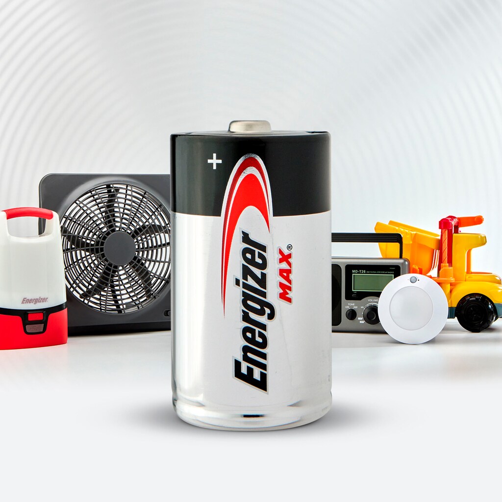 Energizer Batterie »4er Pack MAX D Alkaline«, (Packung, 4 St.)