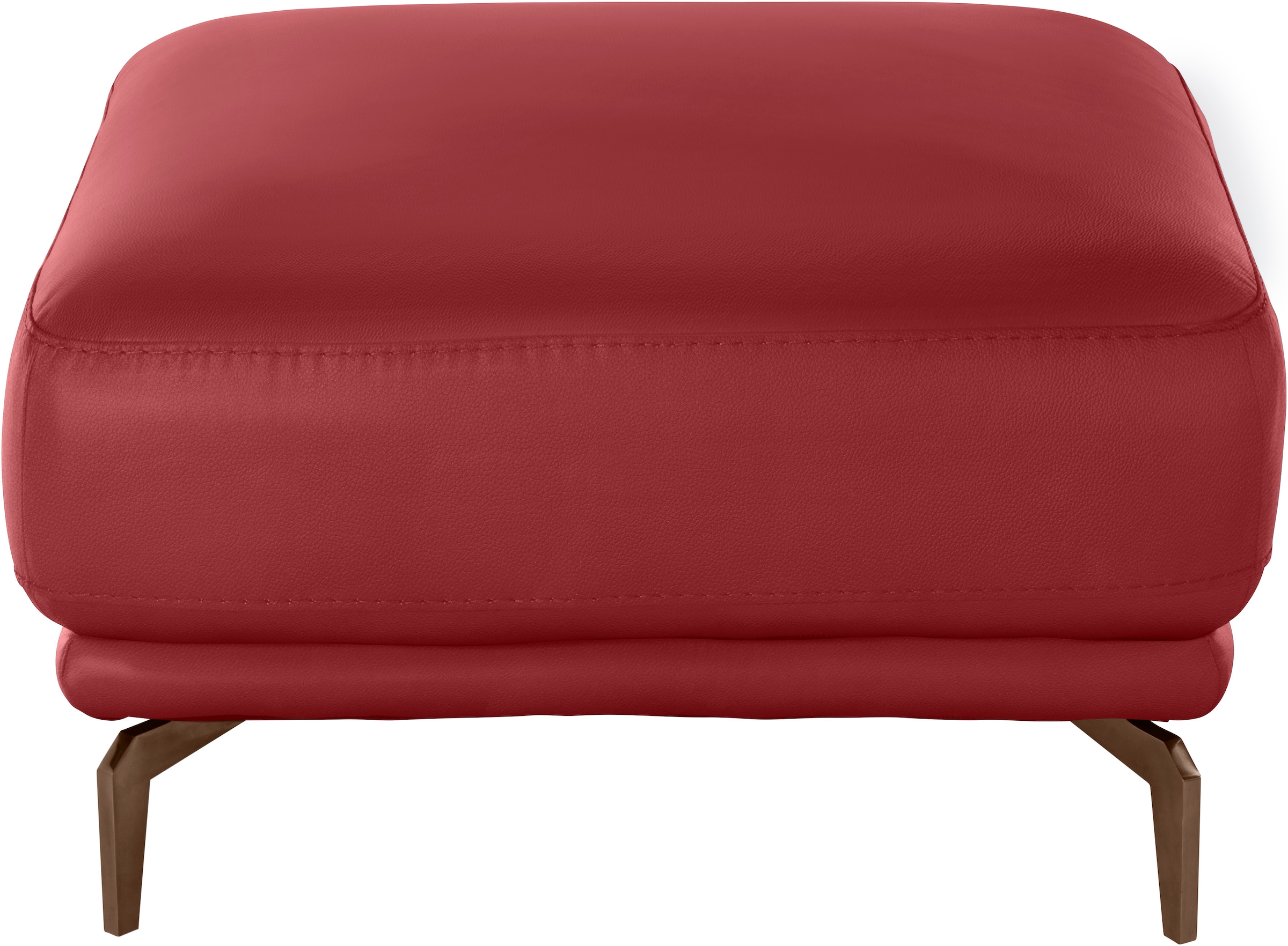 W.SCHILLIG Hocker »montanaa« mit Metallfüßen in Bronze pulverbeschichtet, Breite 71 cm