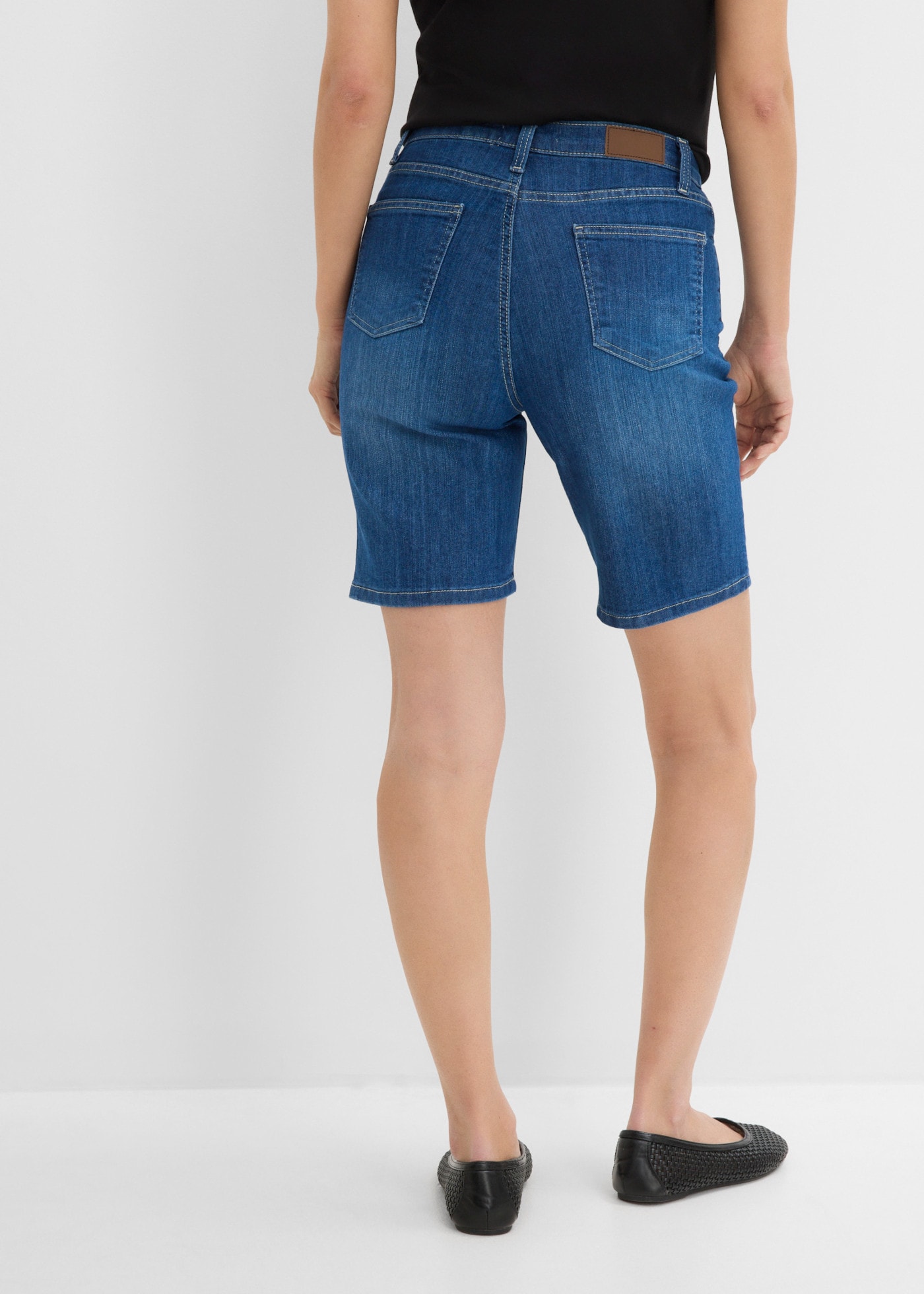 bonprix Bermudas  regular fit Passform, aus Baumwolle, Polyester und Elasthan