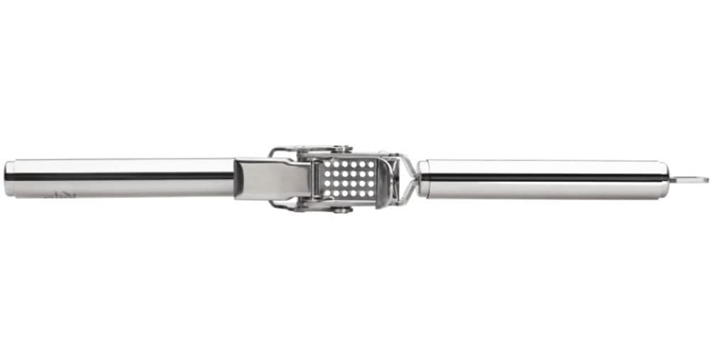 Käfer Knoblauchpresse »Käfer Küchenpresse mit Klapp-Sieb«, (1 St.), Knoblauchpresse aus Edelstahl, 360 g, mit Klapp-Sieb, spülfreundlich