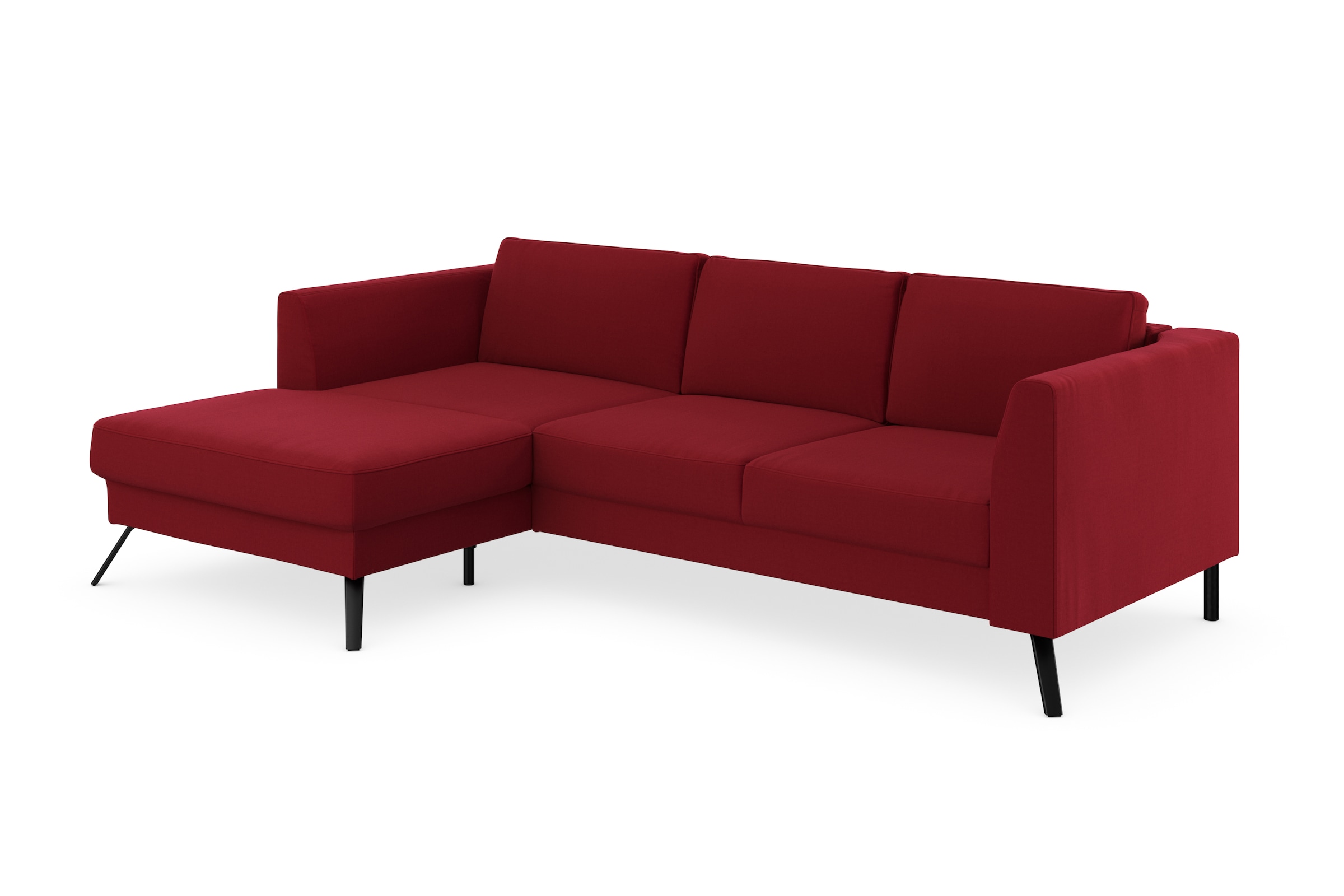 sit&more Ecksofa »Lindholm L-Form«, mit Sitztiefenverstellung und Federkern