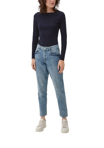 s.Oliver Langarmshirt mit U-Boot-Ausschnitt