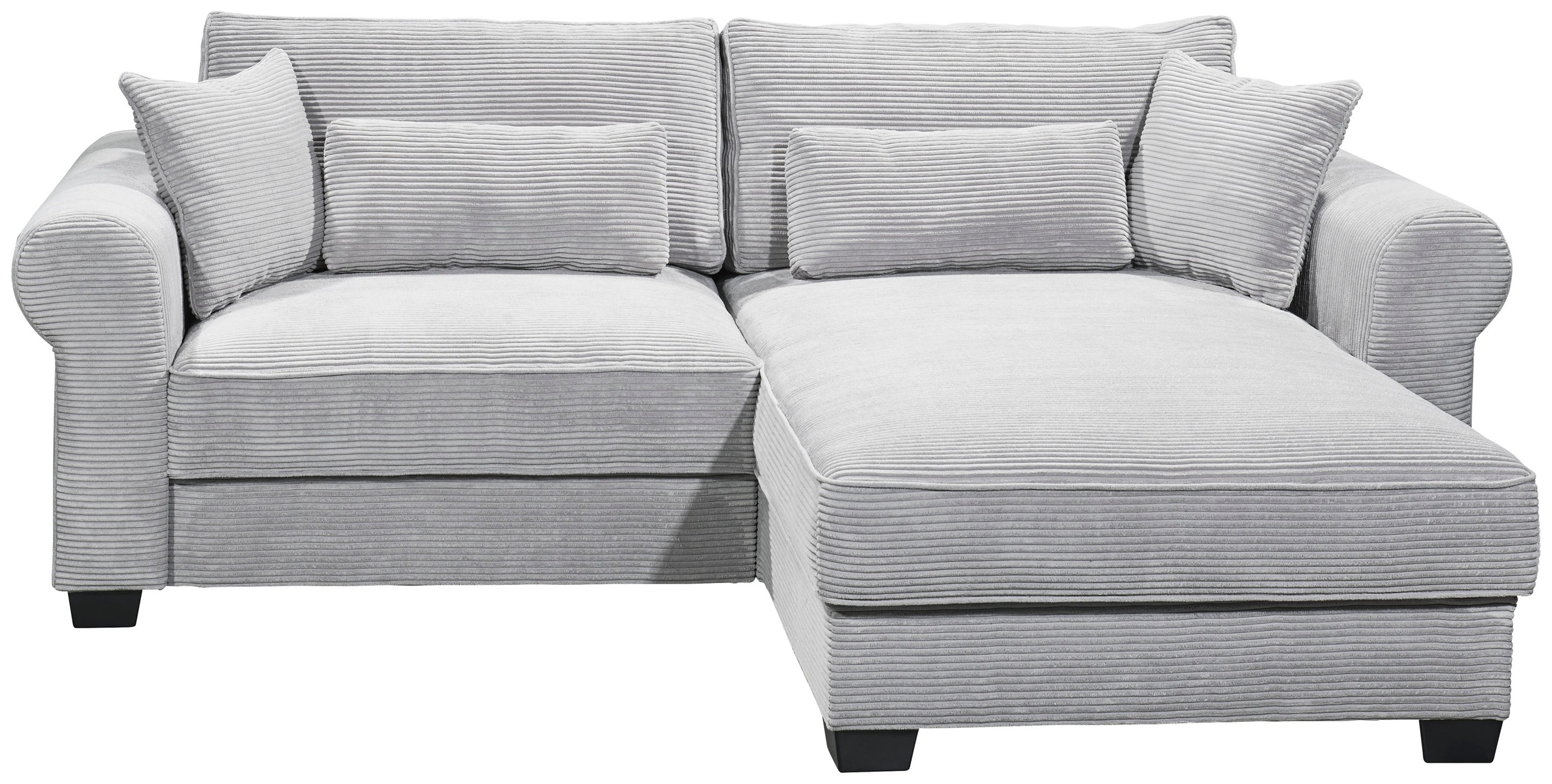 ED EXCITING DESIGN Ecksofa »Angelina L-Form«, mit Bettfunktion, Bettkasten günstig online kaufen
