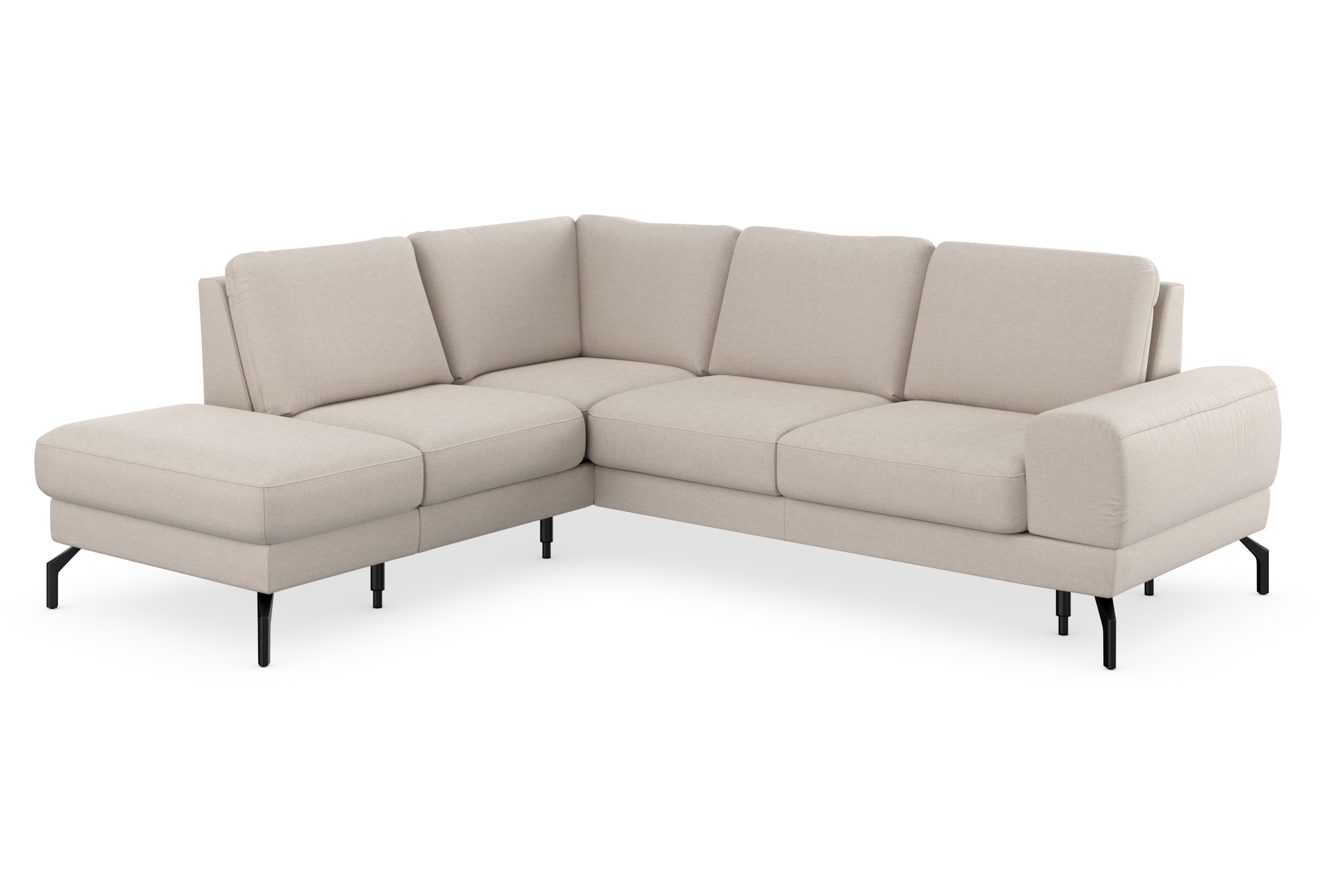 sit&more Ecksofa »Cinturo L-Form«, inklusive Sitztiefenverstellung und Federkern, Sitzhöhe 48 cm