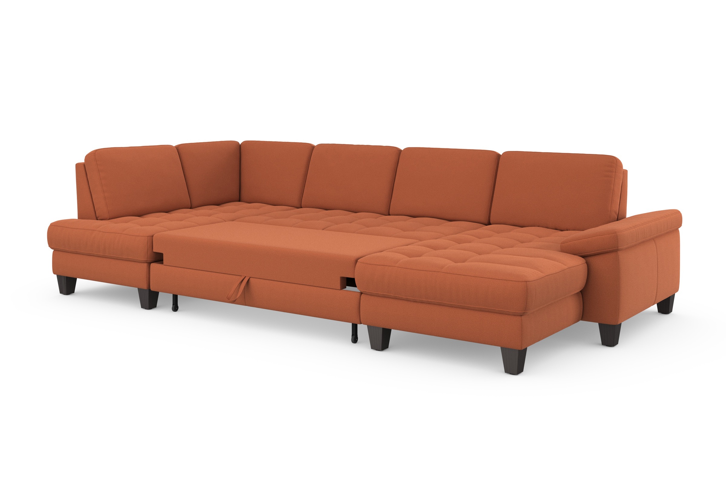 sit&more Wohnlandschaft »Westham U-Form«, wahlweise mit Bettfunktion, Bettkasten, Sitztiefenverstellung