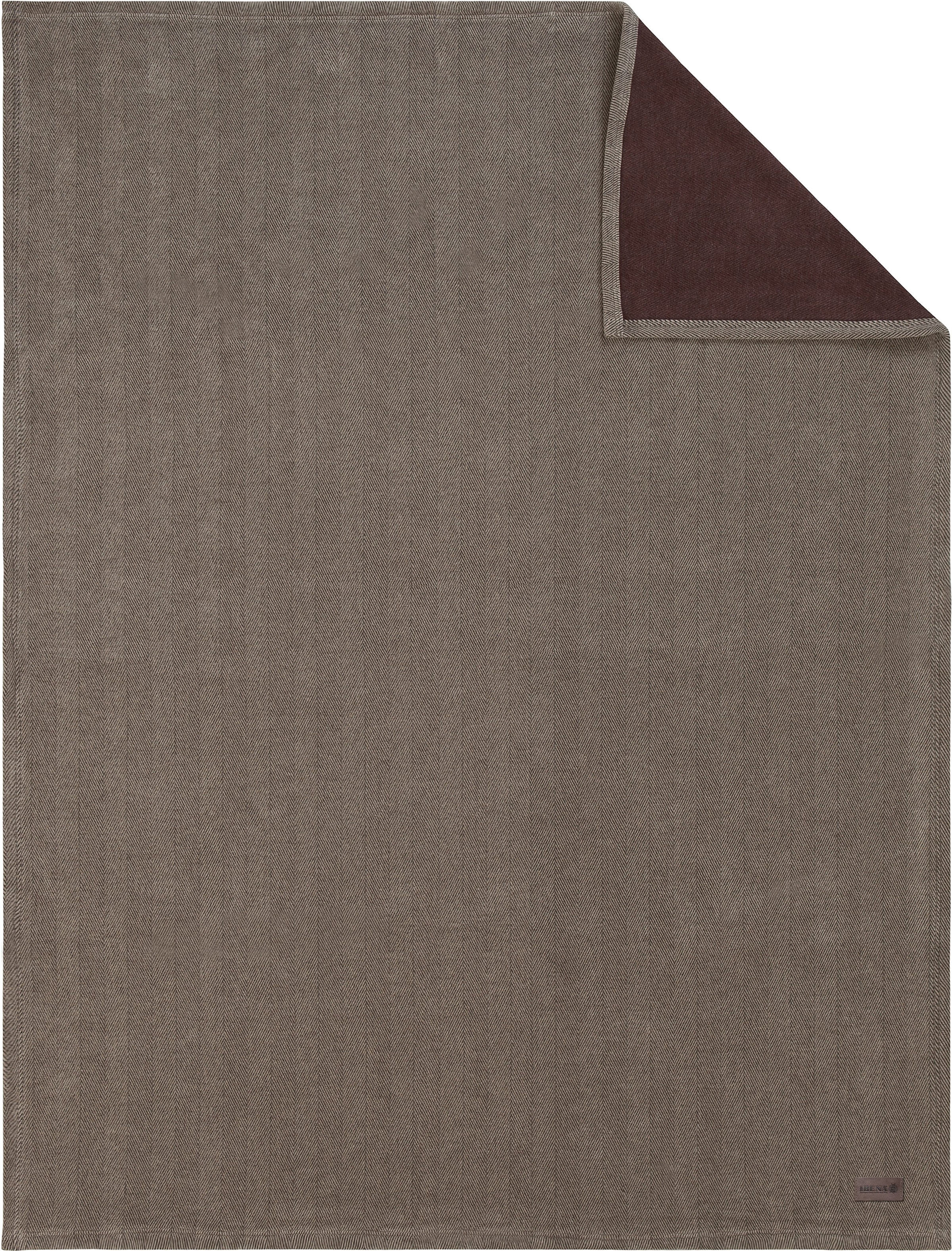 IBENA Wohndecke »Kulturgut« mit Wendeoptik, Kuscheldecke