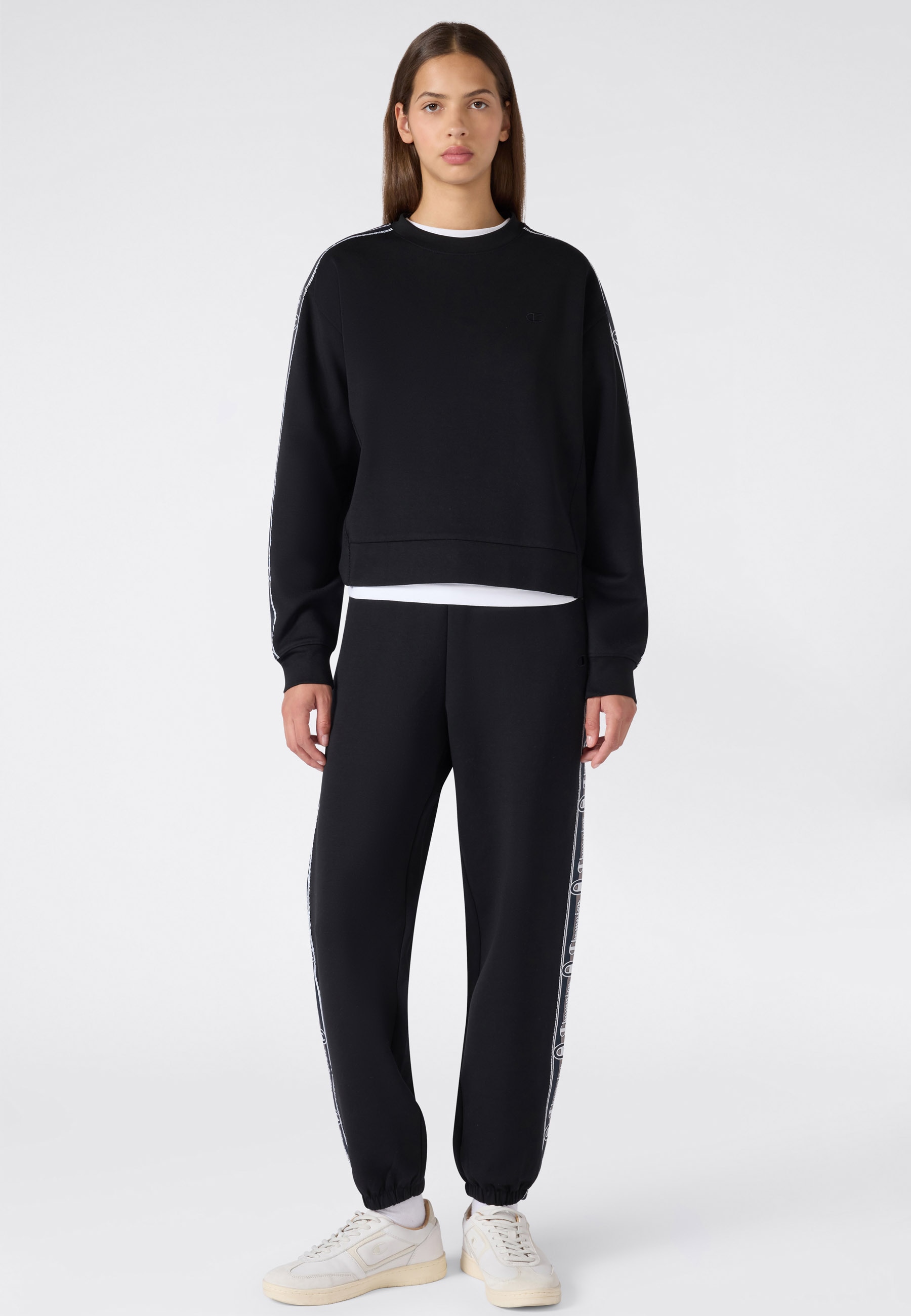 Champion Jogginghose »SPORTWEAR CUFFED PANTS Loose Fit Stretch Cotton«  mit Cuffed Pants Schnitt, in Stretch-Qualität, Loose Fit